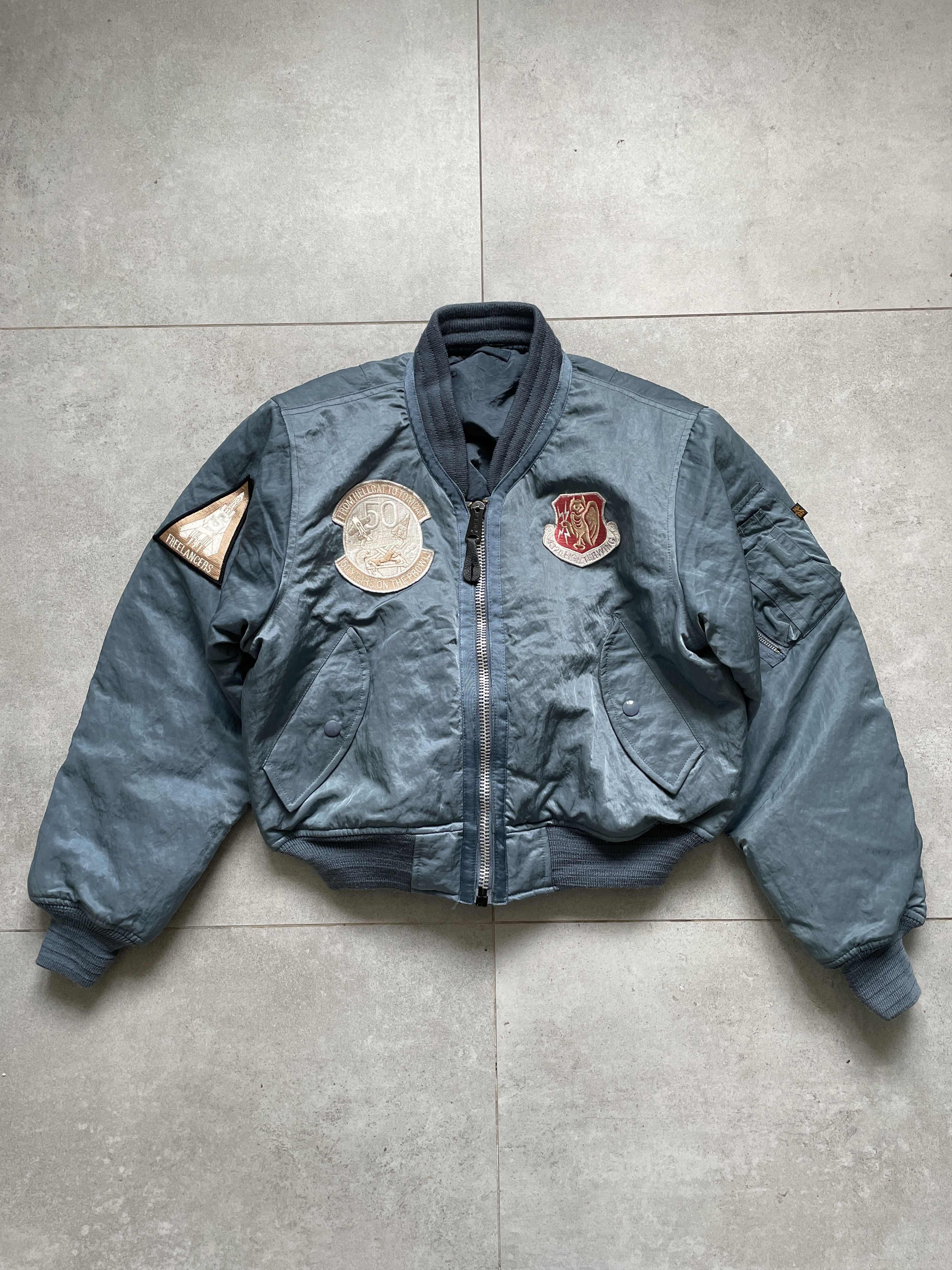 ALPHA INDUSTRIES RAGEBLUE MA-1ジャケット M Alpha Industries × RAGEBLUE Alpha Industries X Rageblue Navy