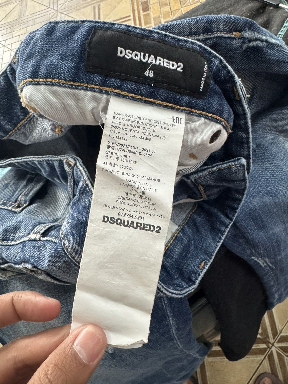 Dsquared2 SKATER JEANS DSQUARED2 CON CARNIERA Size US 32 / EU 48 - 9 Thumbnail