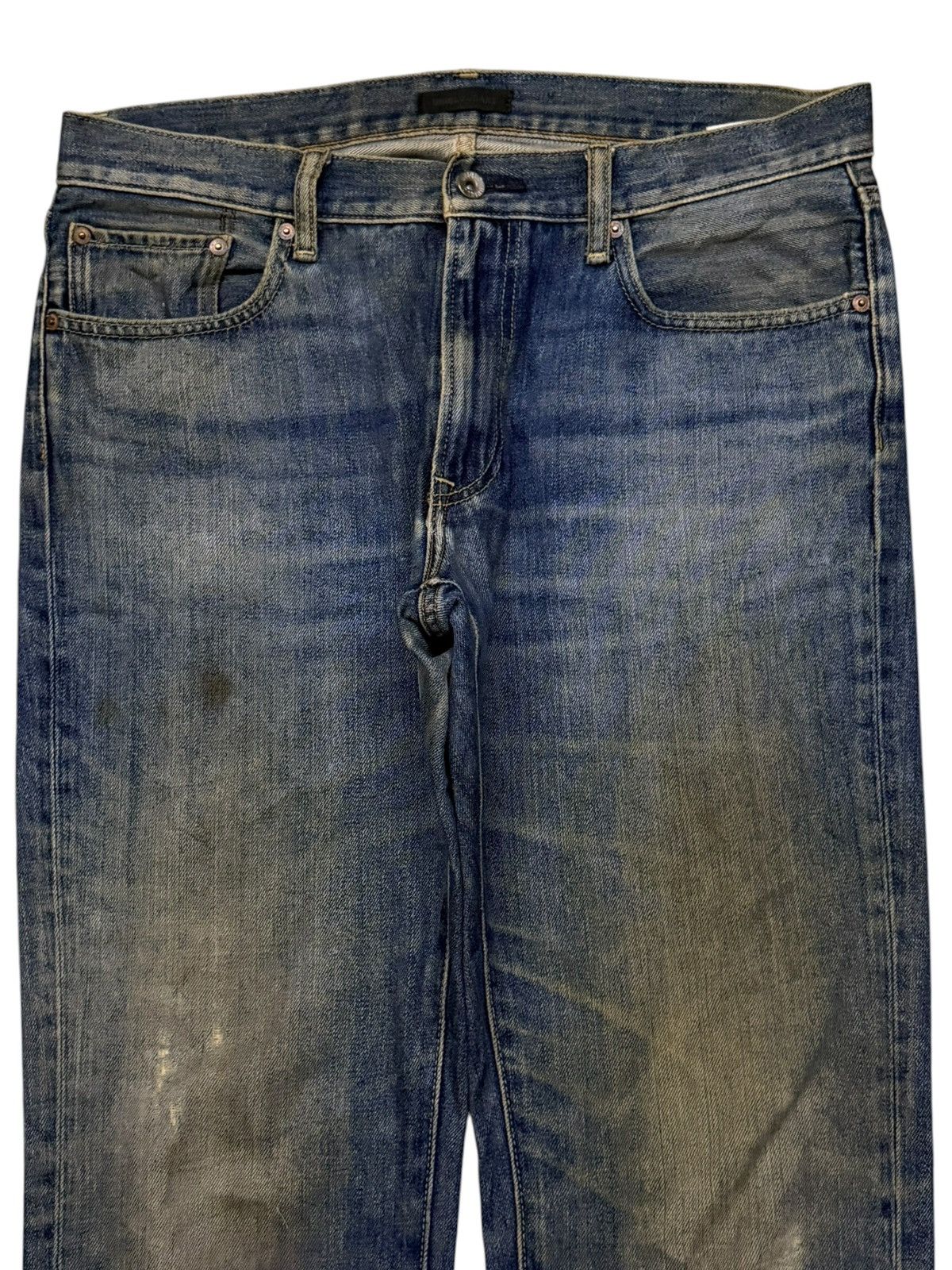 Uniqlo Vintage Uniqlo Jeans Denim | Relaxed Regular Straight | W36 Size US 36 / EU 52 - 4 Thumbnail