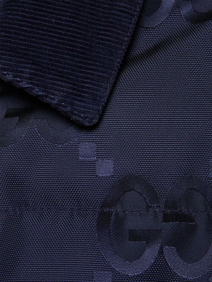 Gucci Gucci GG Nylon Canvas and Corduroy Reversible Jacket Size US M / EU 48-50 / 2 - 2 Thumbnail
