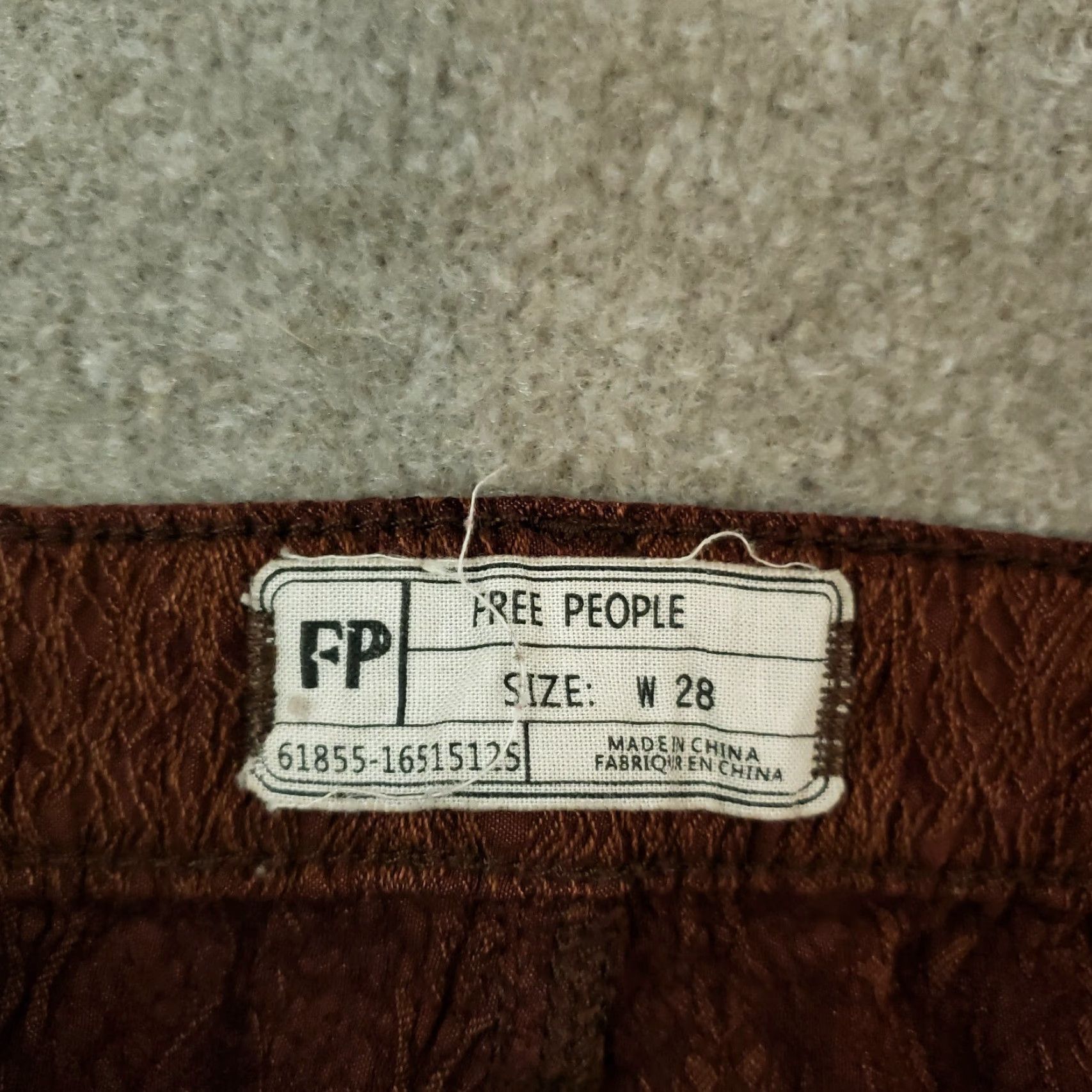 Free People Free People Brown Denim Skinny Jeans Women's Size 27x25 Size 27" / US 4 / IT 40 - 7 Thumbnail