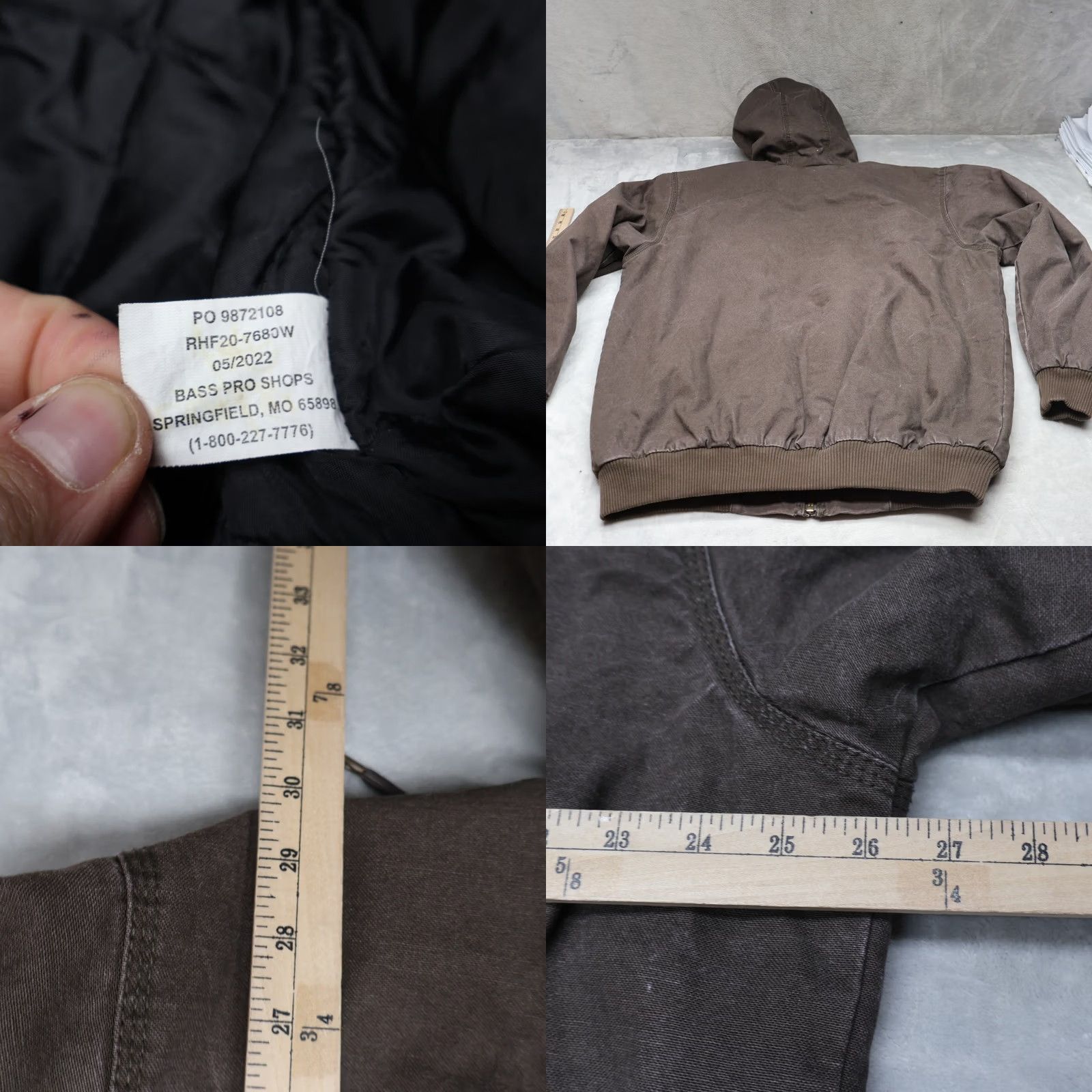 Vintage RedHead Jacket Mens Large Tall Brown Canvas Quilt Lined Workwear Winter Outdoor Size US L / EU 52-54 / 3 - 8 Thumbnail