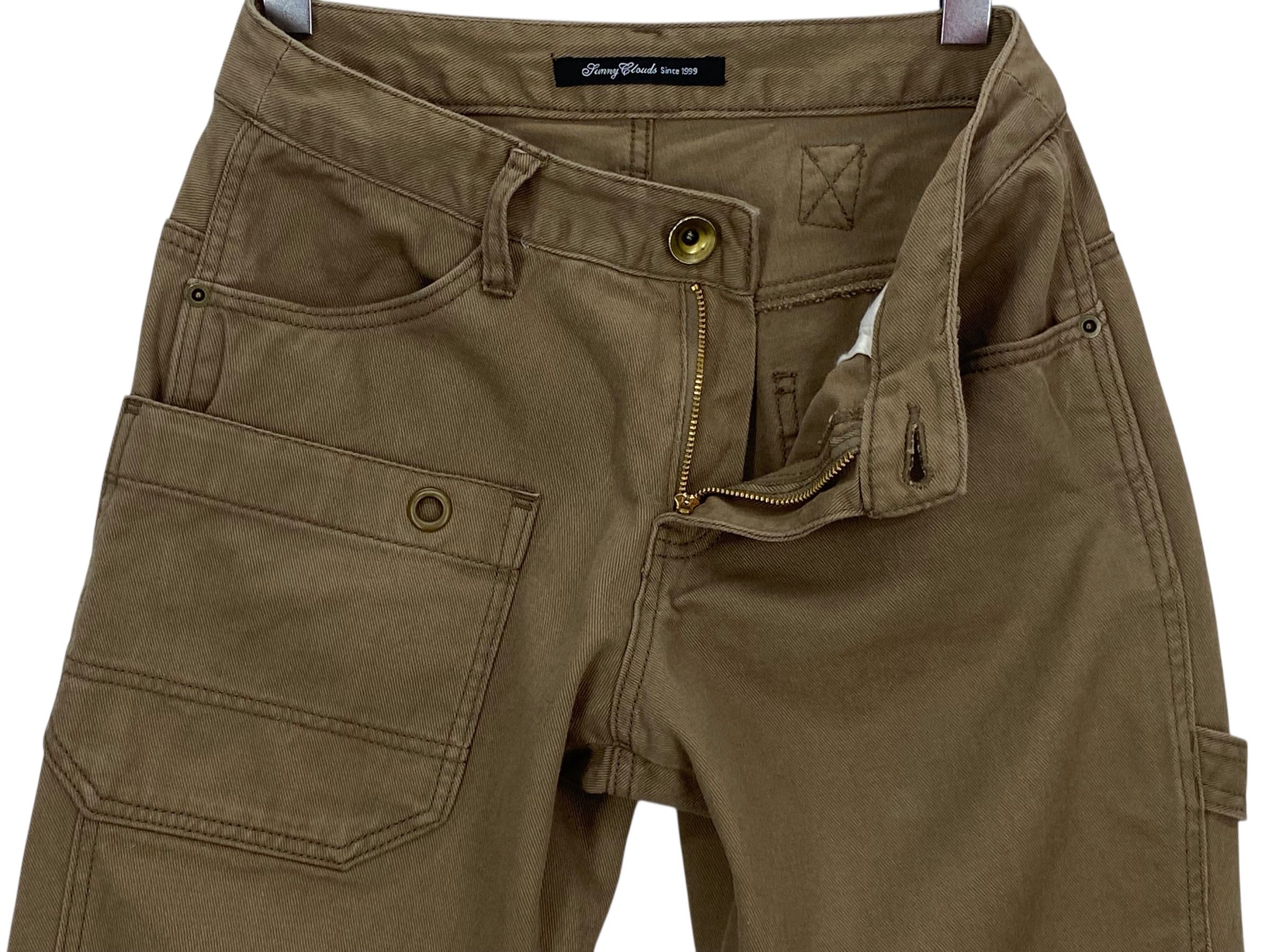 Japanese Brand Hickory Skateboard Pants Stripes Cargo Pants Size US 29 - 8 Thumbnail