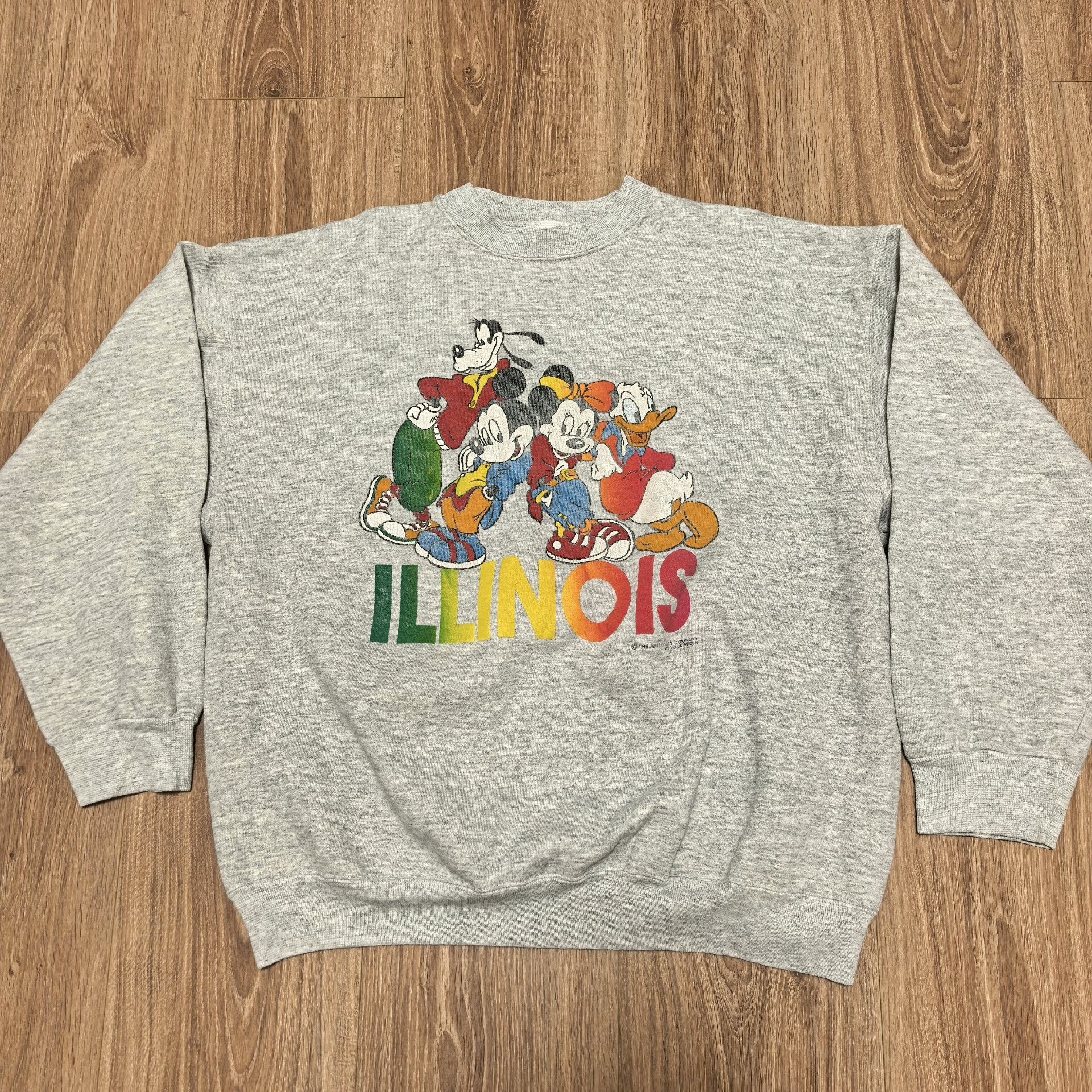 Vintage 90s Vintage Disney Print Sweatshirt Size US XL / EU 56 / 4 - 1 Thumbnail