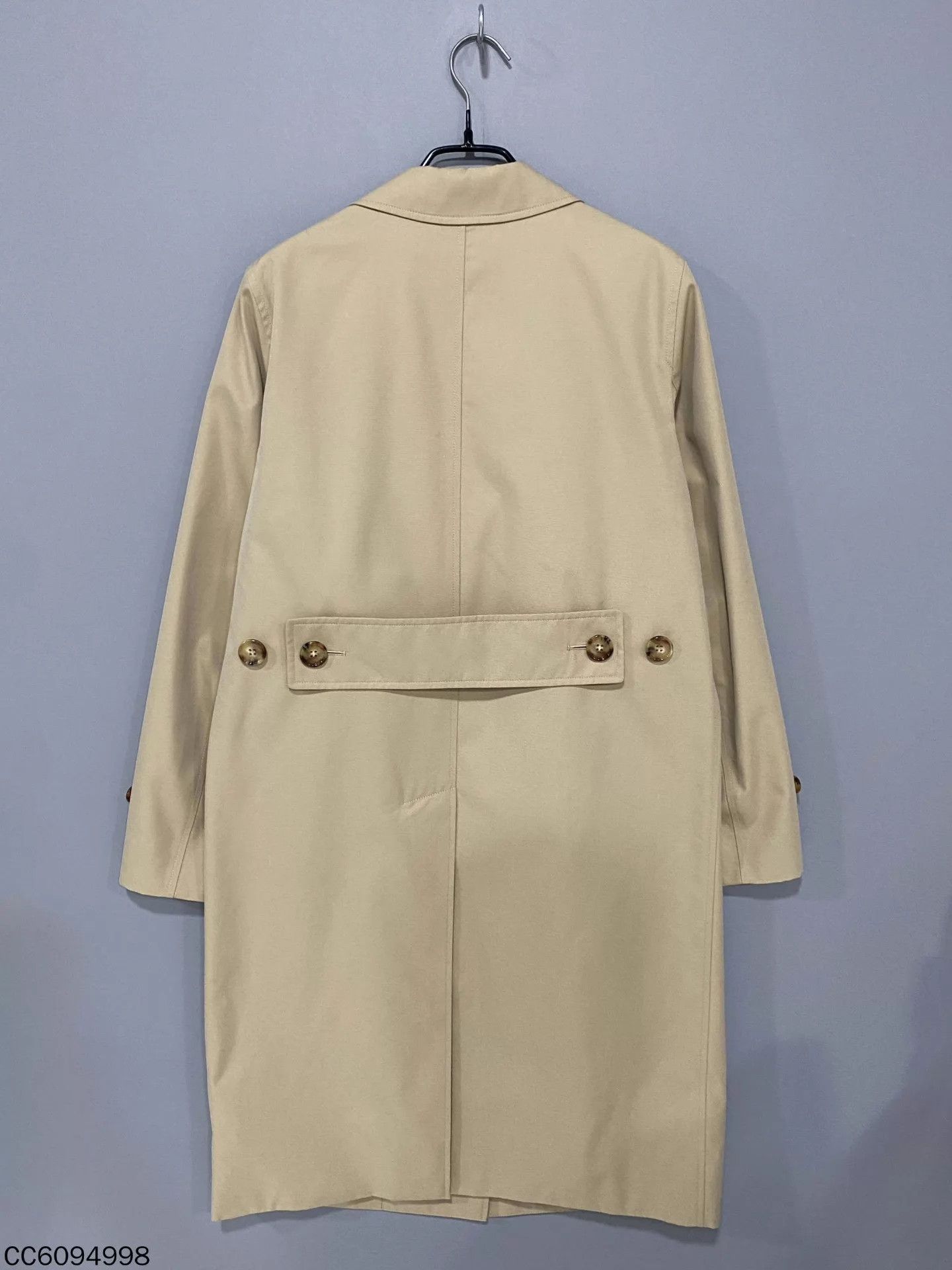 Burberry Burberry Khaki Check Notch Lapel Trench Coat UK2 Size XXS / US 00 / IT 34 - 3 Thumbnail