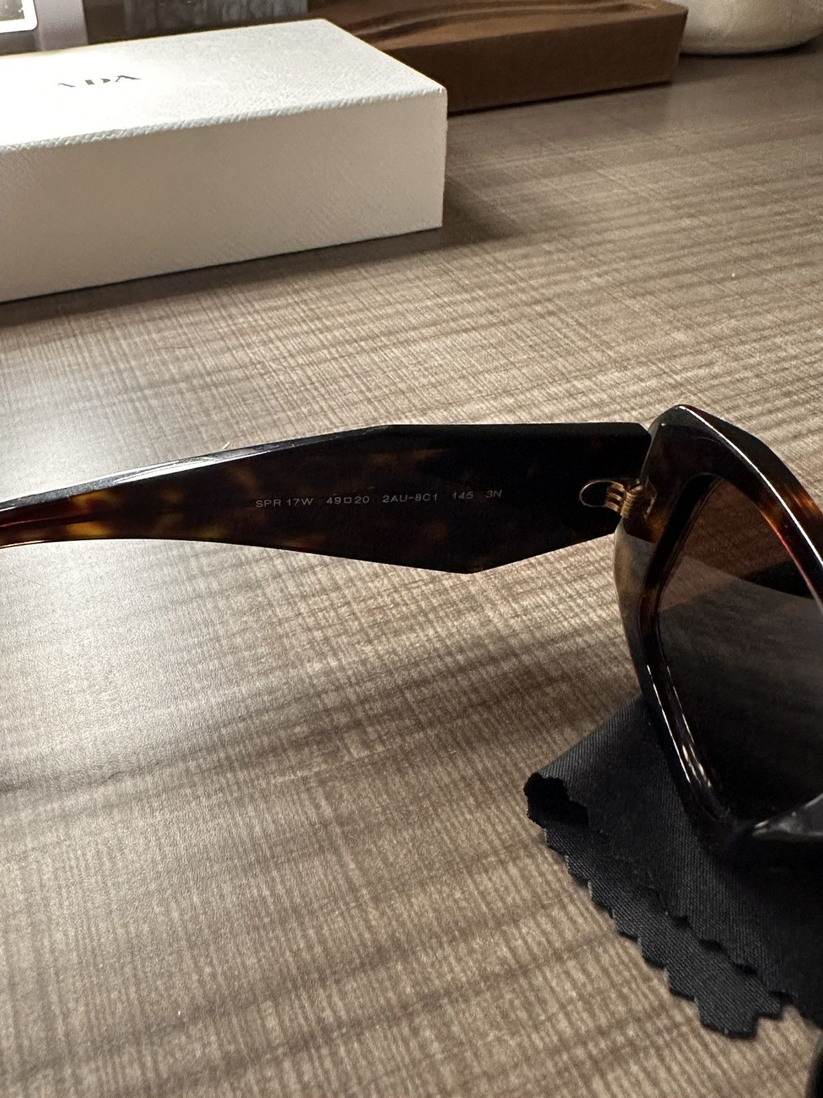 Prada PRADA Women's PR 17WS Rectangle Sunglasses Size ONE SIZE - 10 Thumbnail