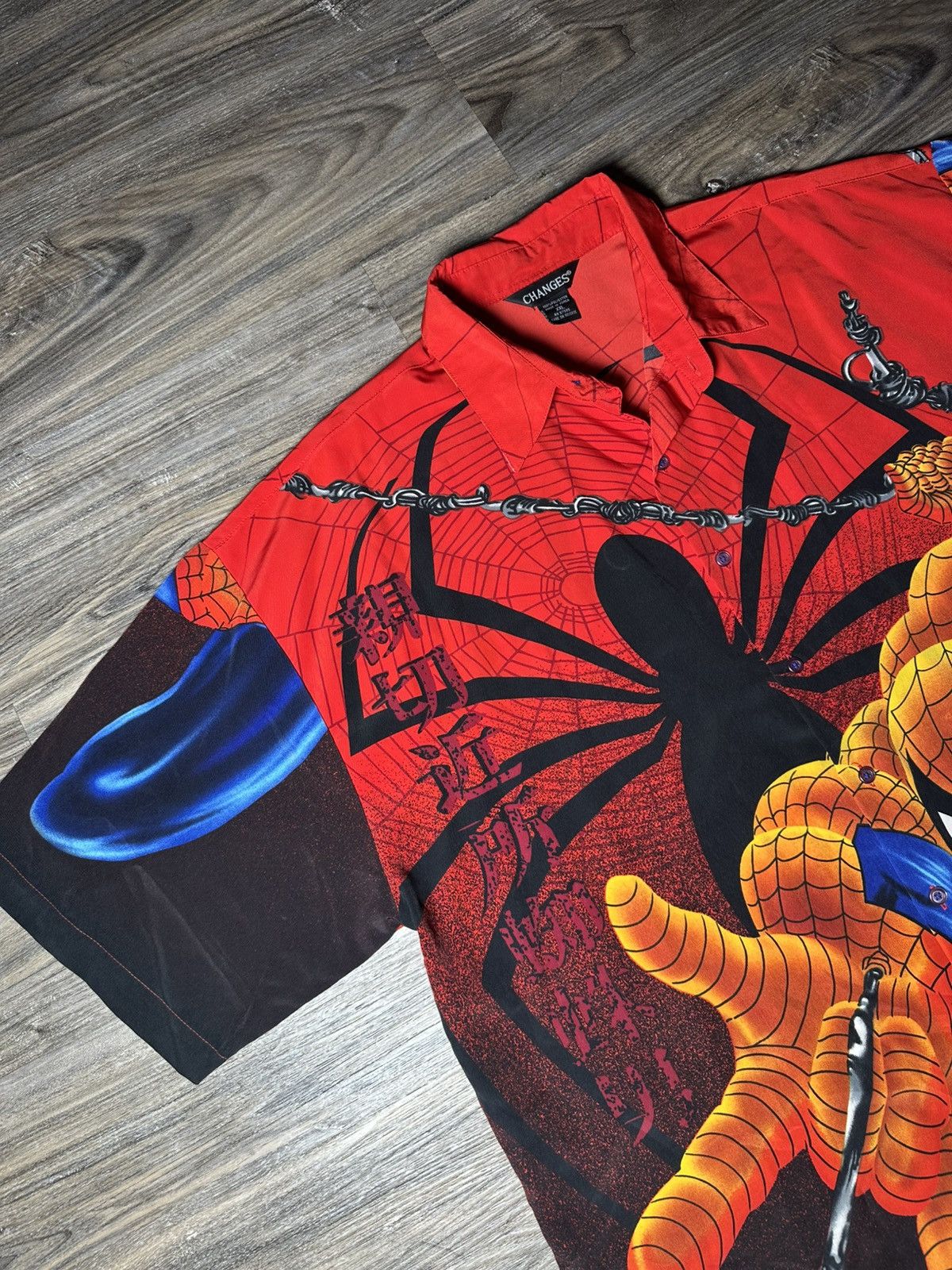 Changes Vintage Changes Spider Man Peter Parker Marvel Comics Shirt Size US XL / EU 56 / 4 - 4 Thumbnail