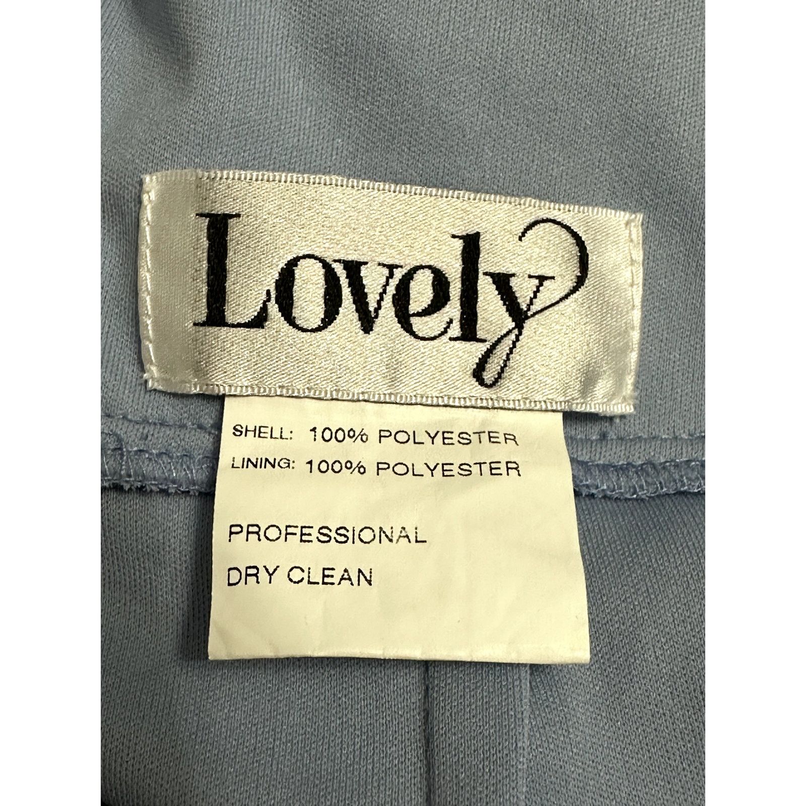 Other Lovely Maxi Dress Center Slit V-Neckline Light Blue W 8 NWOT Size M / US 6-8 / IT 42-44 - 8 Thumbnail