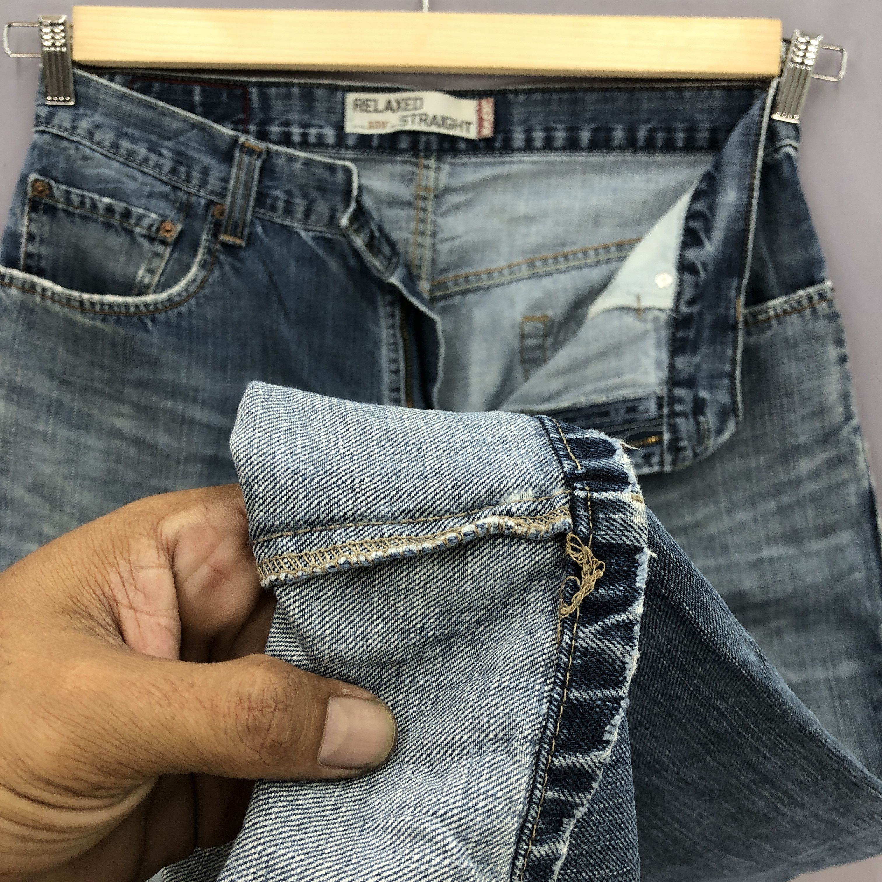 Levi's × Vintage Vintage Levis Jeans Levi's 559 Blue Wash Denim Pants Size US 34 / EU 50 - 10 Thumbnail