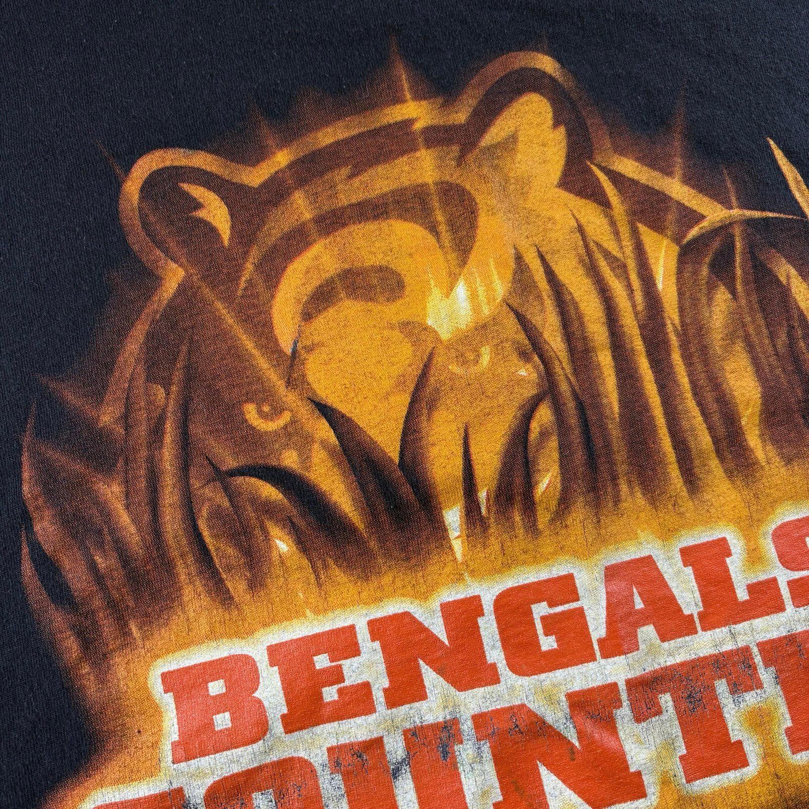 Reebok Vintage Cincinnati Bengals Tshirt Size US L / EU 52-54 / 3 - 2 Thumbnail