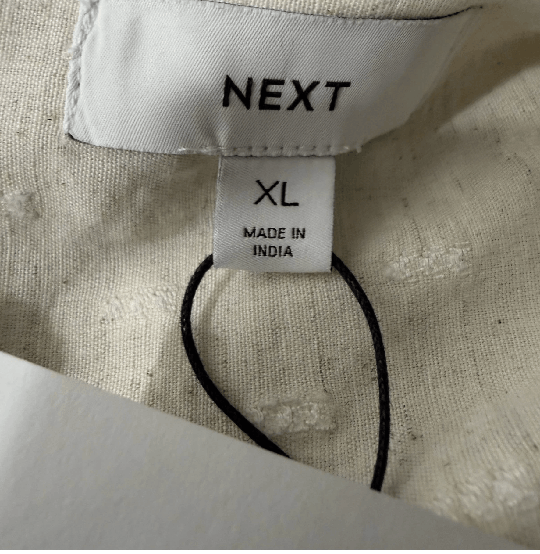 NEXT Next Mens Cotton Linen Kurta Tunic NWT Size US XL / EU 56 / 4 - 5 Thumbnail