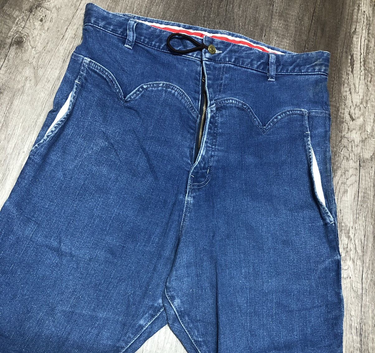 Issey Miyake × Vintage × mercibeaucoup Vintage Mercibeaucoup Issey Miyake Jeans Size 33" - 6 Thumbnail