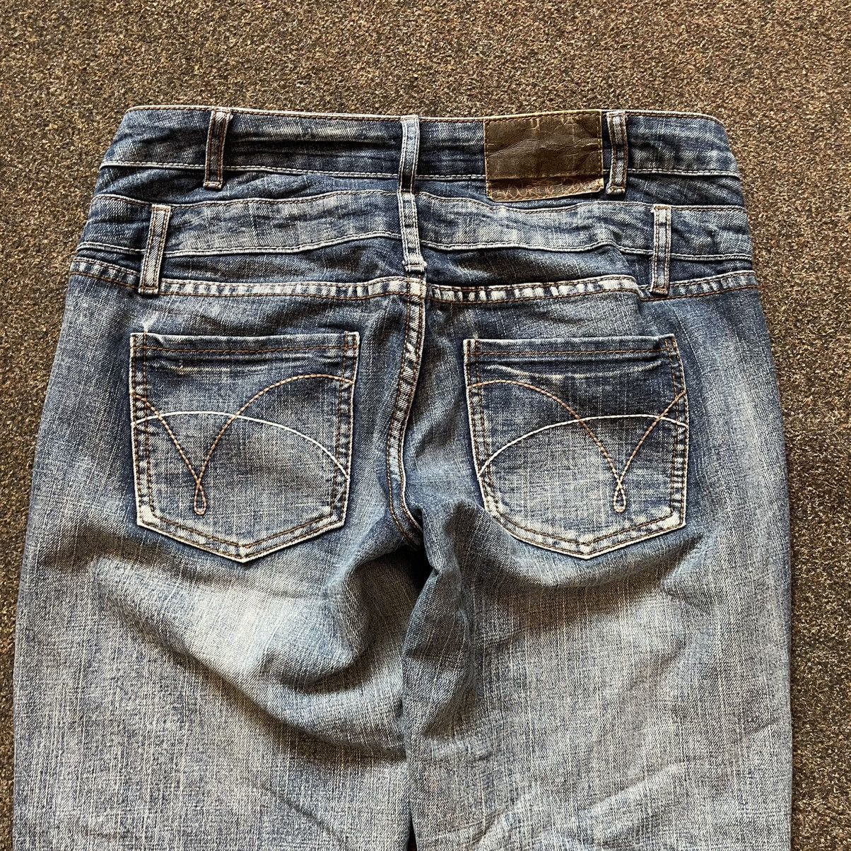 Vintage Vintage Y2K Sun Faded Baggy Flared Jeans Grunge Skater Logo Size 30" / US 8 / IT 44 - 2 Thumbnail