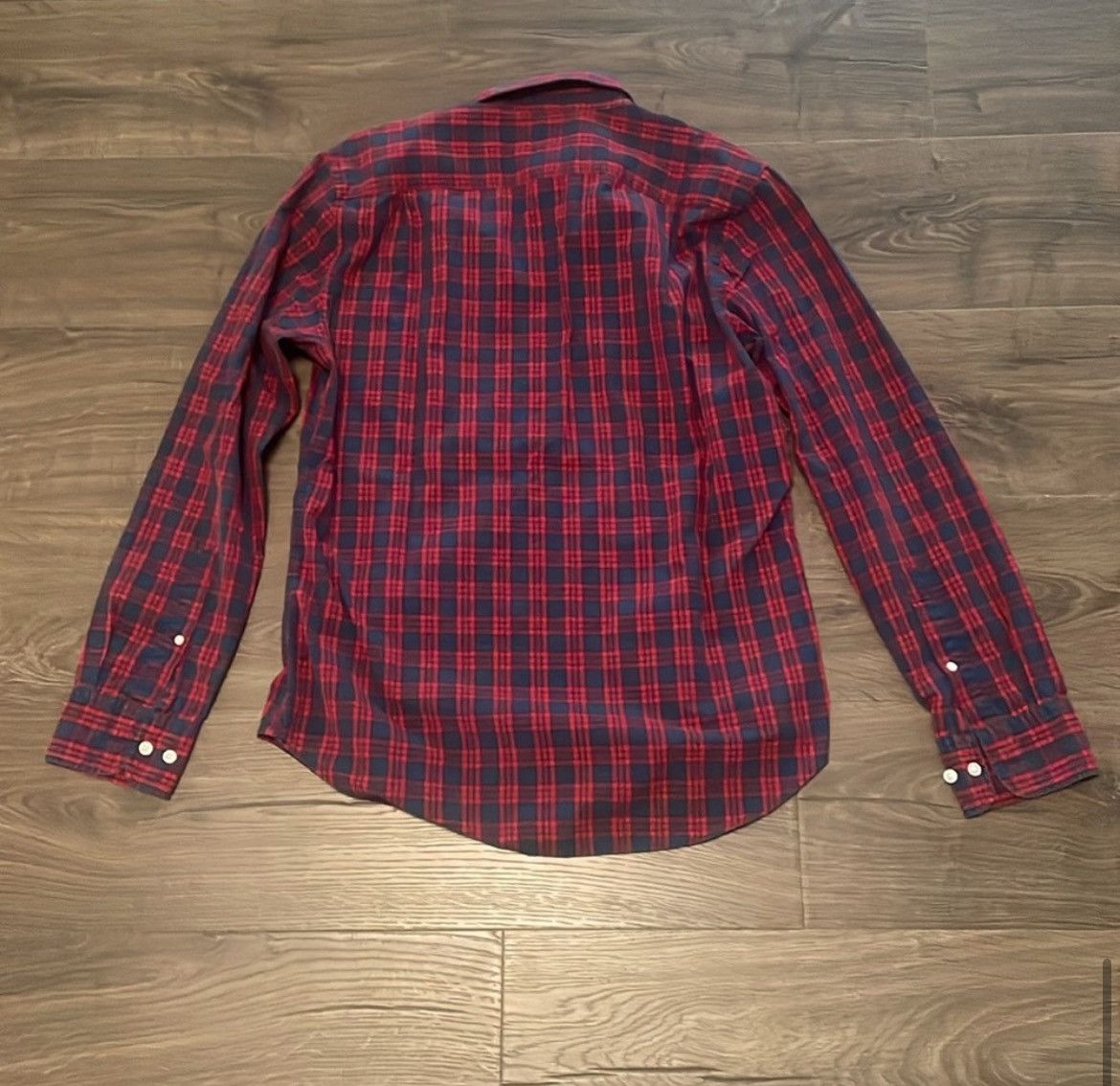 Bonobos Bonobos Red & Blue Plaid Button Down Shirt Size Medium Size US M / EU 48-50 / 2 - 6 Thumbnail