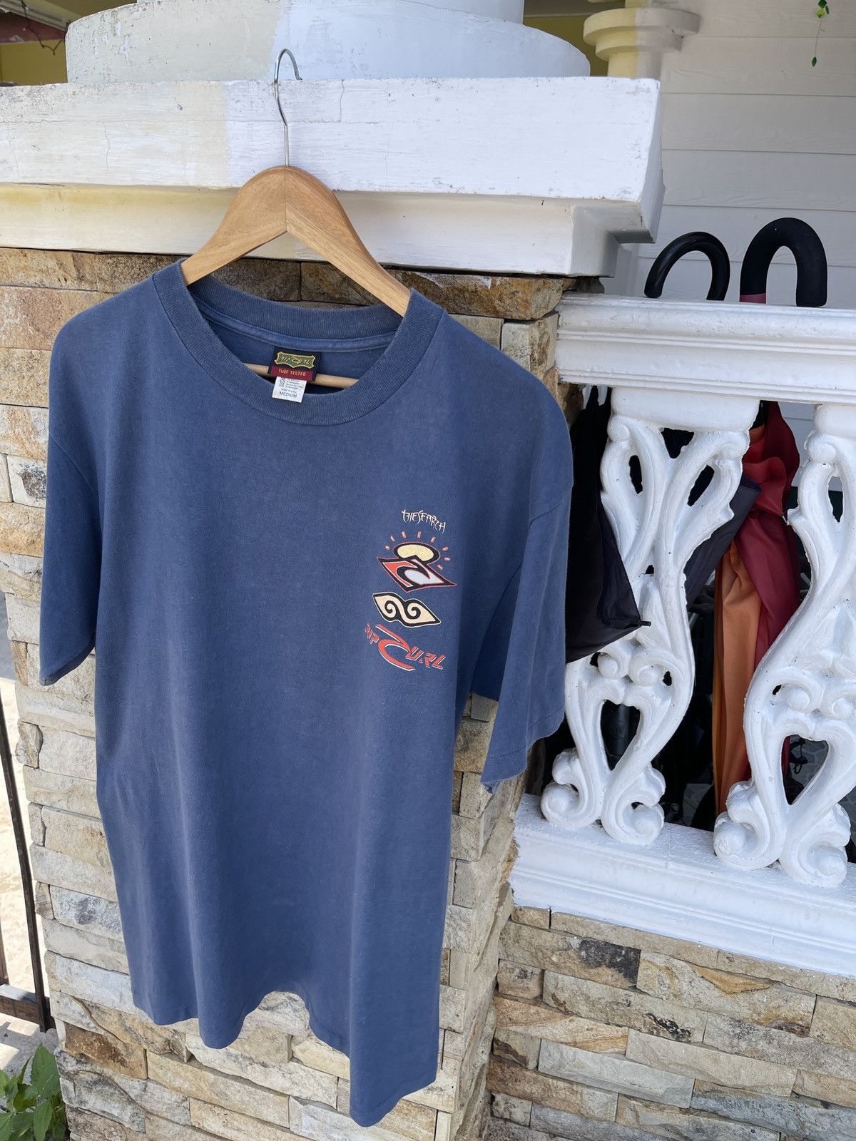 Ripcurl Rare🔥Vintage 90s FADED Ripcurl Surfing Tee Size US L / EU 52-54 / 3 - 4 Thumbnail