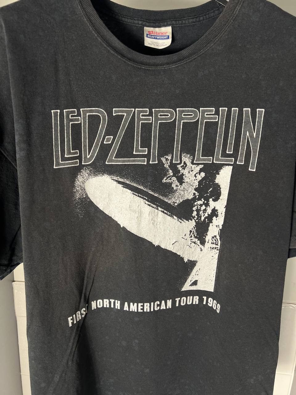Band Tees VINTAGE HANES LED ZIPPELIN ROCK T-SHIRT RETRO METAL Y2K 90s Size US XXL / EU 58 / 5 - 4 Thumbnail