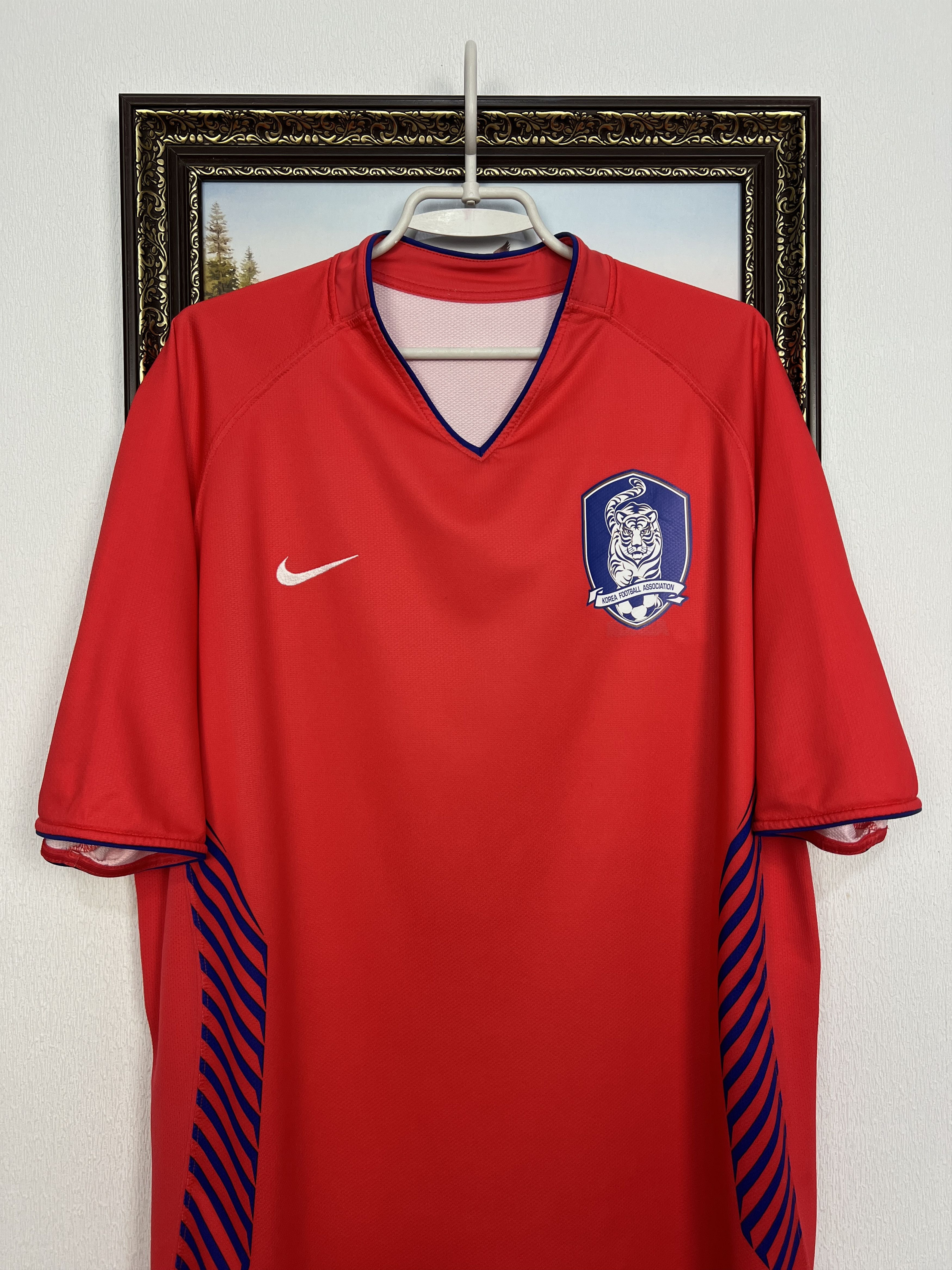Nike South Korea football shirt Soccer Jersey Trikot National Size US XXL / EU 58 / 5 - 2 Thumbnail