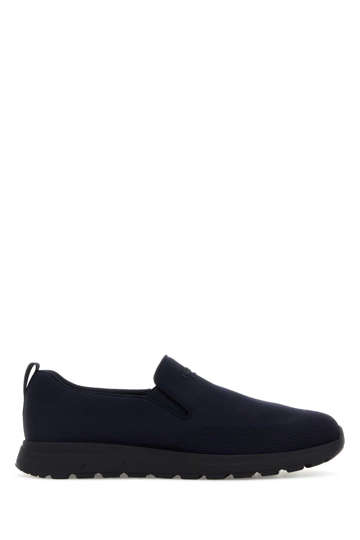 Prada Dark Blue Jersey Slip Ons Size US 10 / EU 43 - 1 Thumbnail