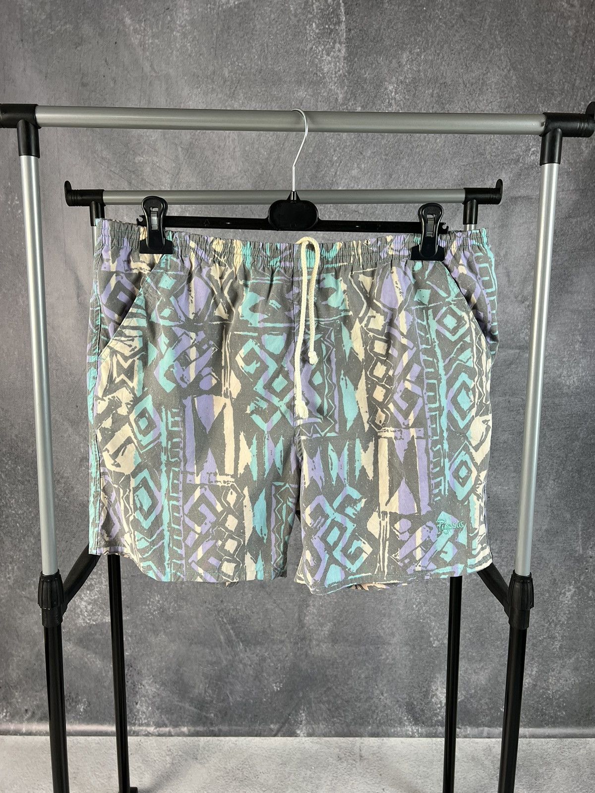 Aztech Mountain × Vintage Vintage 90’s multicolour shorts Size US 32 / EU 48 - 1 Thumbnail