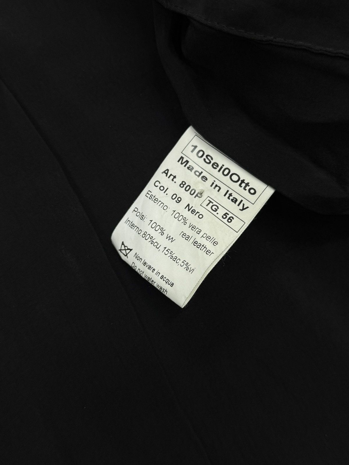 10sei0otto 10sei0otto Archive Leather Jacket Size US XL / EU 56 / 4 - 7 Thumbnail