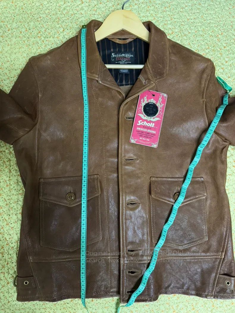 Schott Schott NYC P230 Vintage Leather Jacket Size US M / EU 48-50 / 2 - 9 Thumbnail