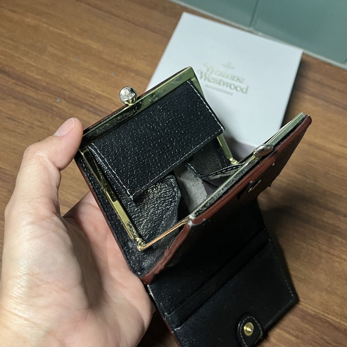 Vivienne Westwood Vivienne Westwood EXECUTIVE Clasp Bi-Fold Mini Wallet Size ONE SIZE - 6 Thumbnail