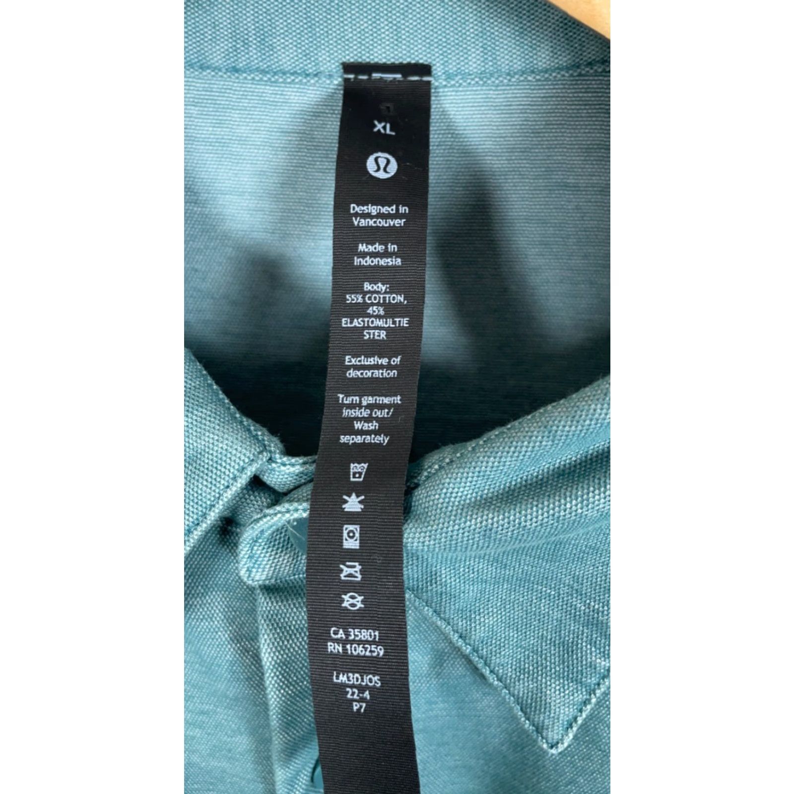 Lululemon Lululemon Commission Shirt Men's XL Green Lightweight Long Sleeve Athleisure Size US XL / EU 56 / 4 - 3 Thumbnail