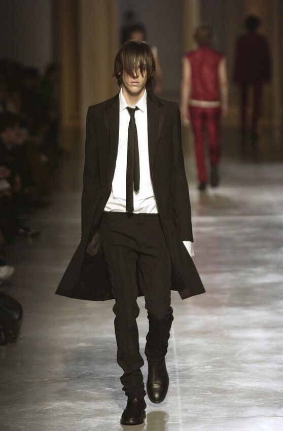 Dior AW02 Reflexion Double Lapel Le Smoking Collar Long Coat Size US M / EU 48-50 / 2 - 16 Thumbnail