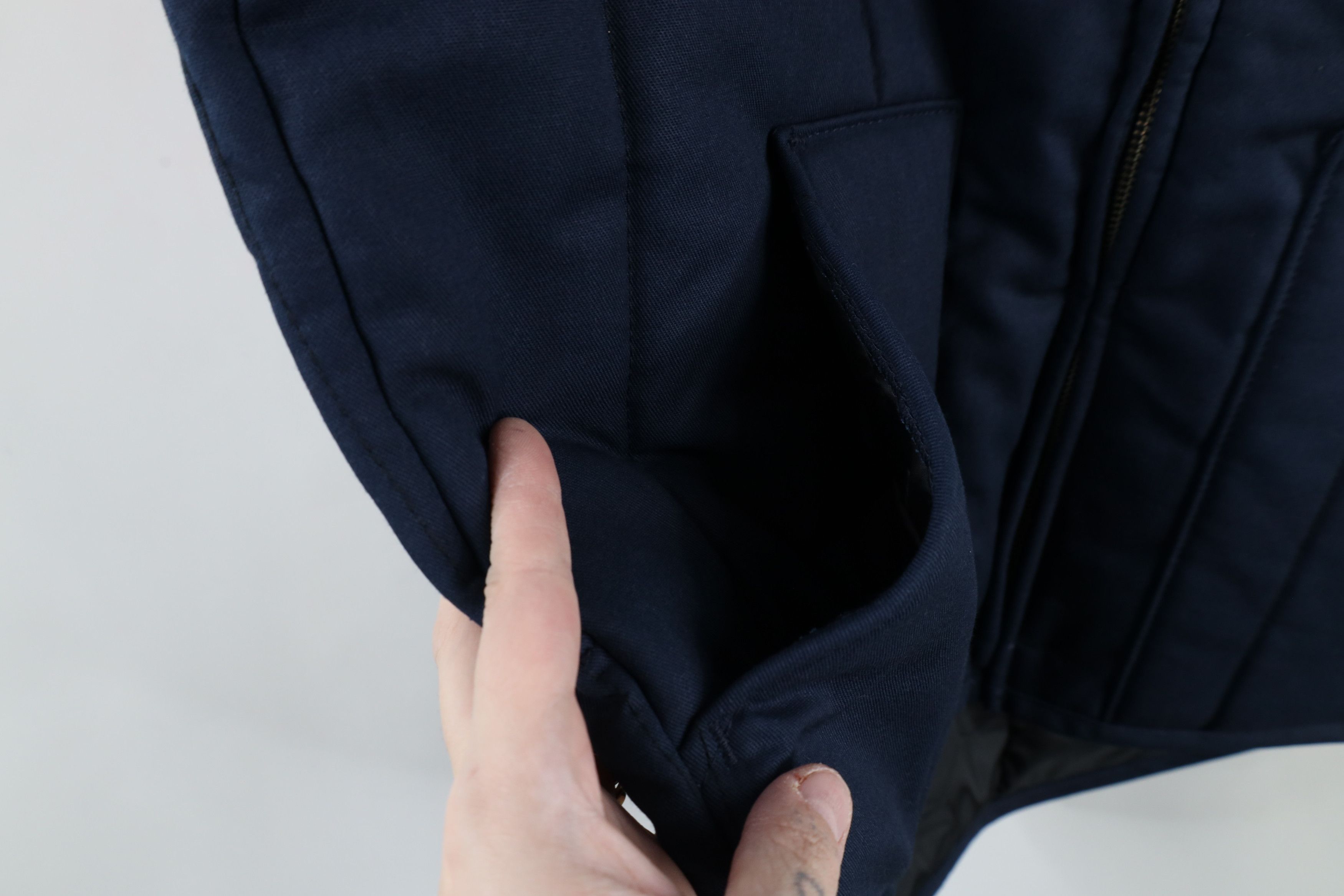 Vintage Vintage 90s Streetwear Workwear Puffer Vest Jacket Blue Size US S / EU 44-46 / 1 - 6 Thumbnail