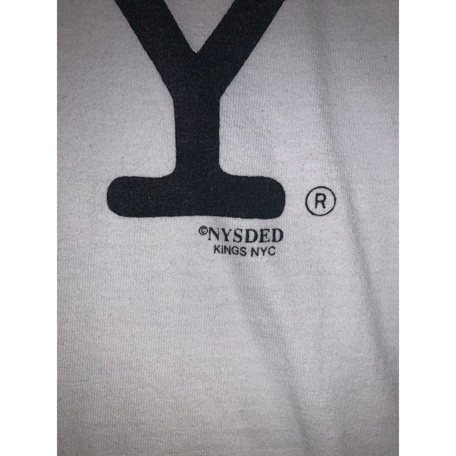 Fruit Of The Loom × Vintage I ❤️ NY Single Stitch T-Shirt White Medium Fruit of the Loom Size US M / EU 48-50 / 2 - 6 Thumbnail