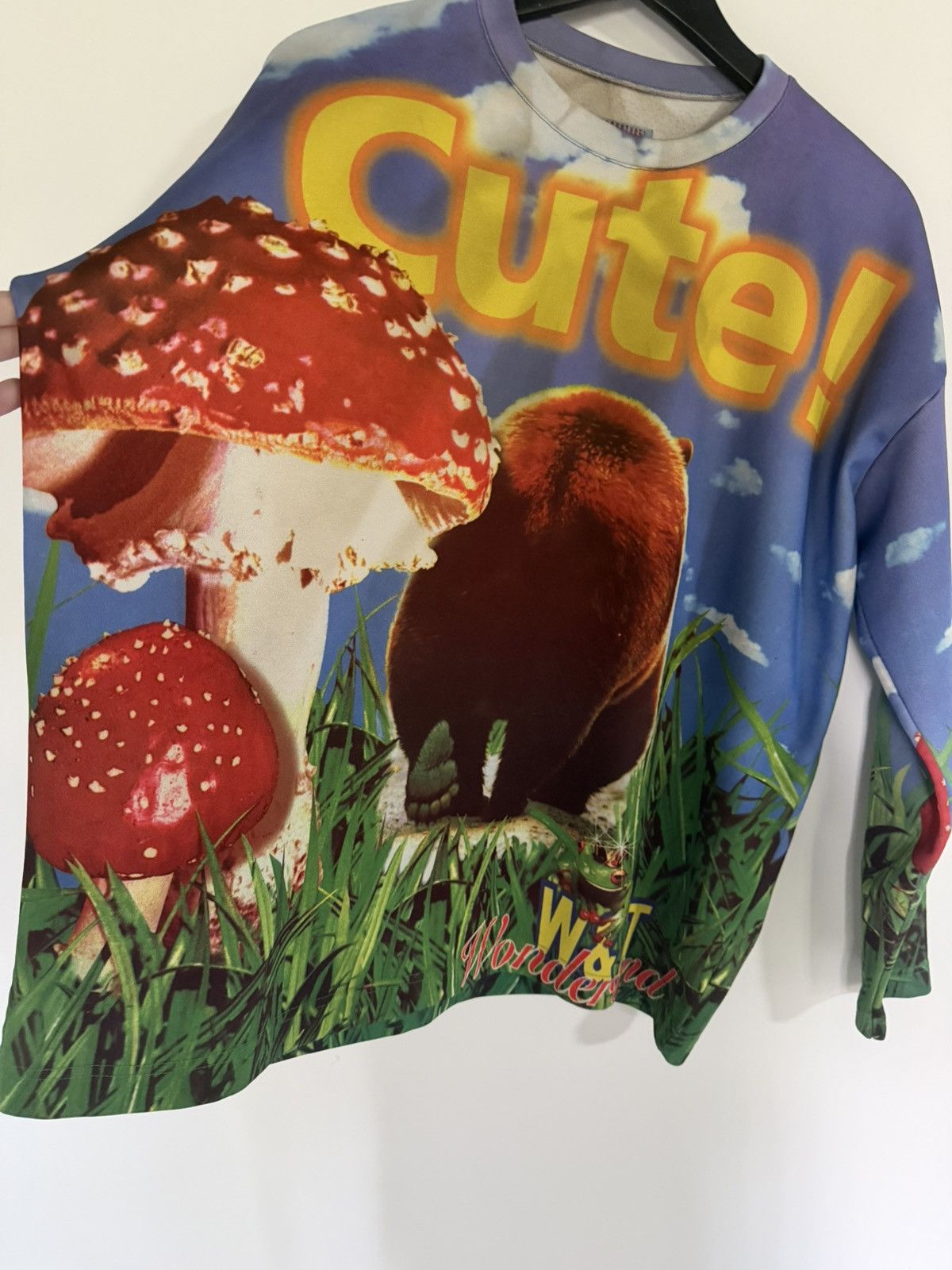 Walter Van Beirendonck FW1996 Runway W&LT Cute! Bear Sweatshirt Size US XL / EU 56 / 4 - 3 Thumbnail