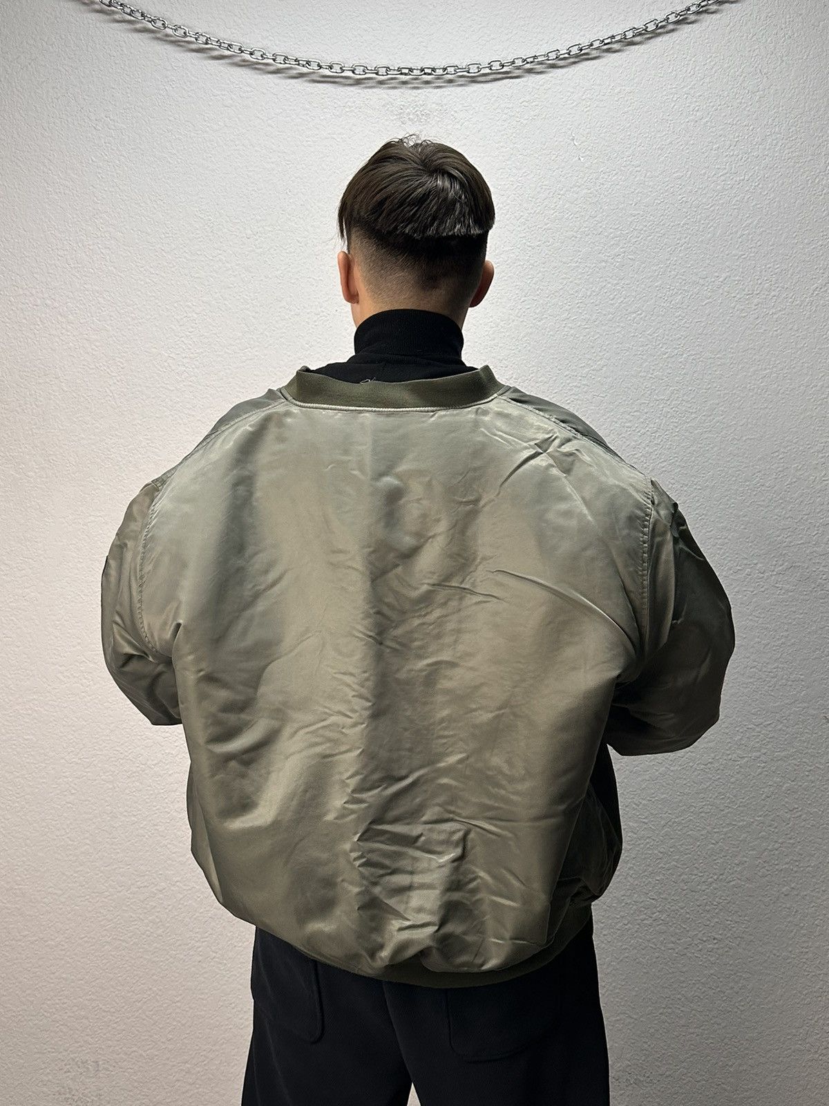 If Six Was Nine Wokr MA-1 bomber jacket LGB oversize vintage y2k TORNADO GOA Size US XXL / EU 58 / 5 - 14 Thumbnail