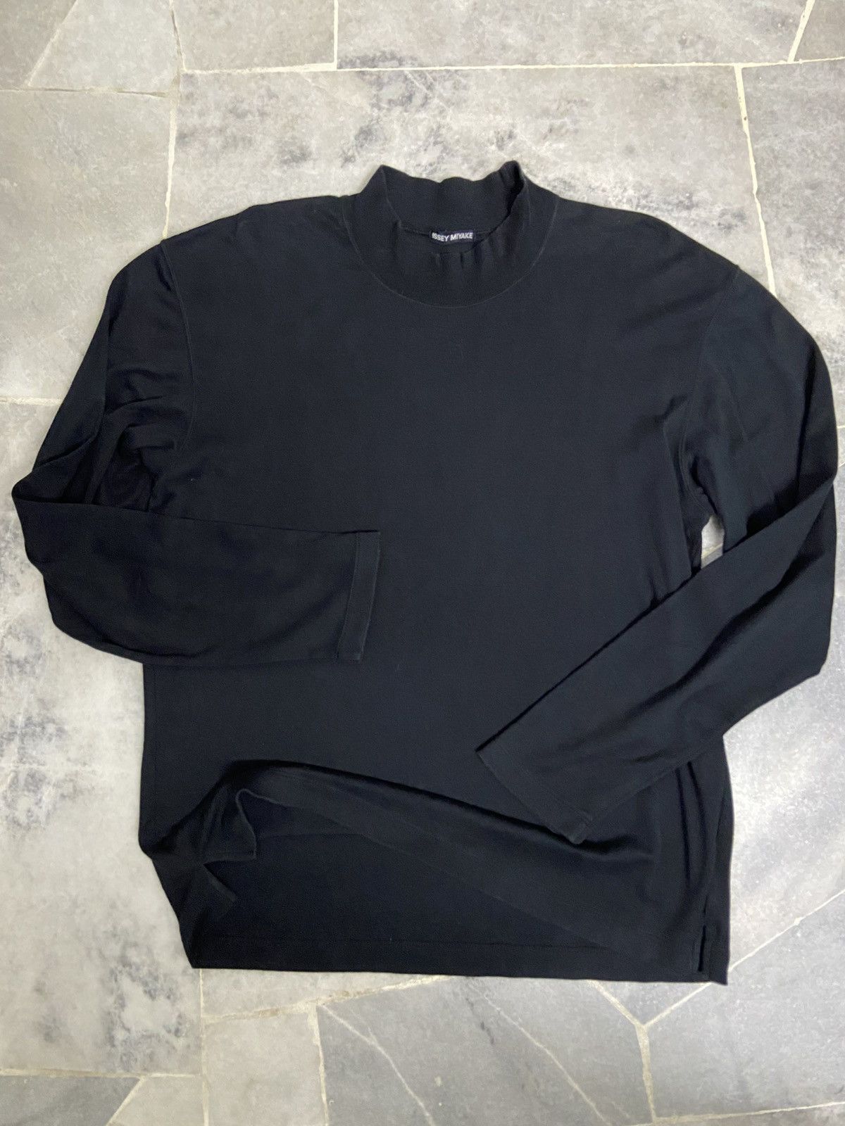 Issey Miyake Issey Miyake Turtleneck Steve Jobs Mock Black Size US L / EU 52-54 / 3 - 9 Thumbnail