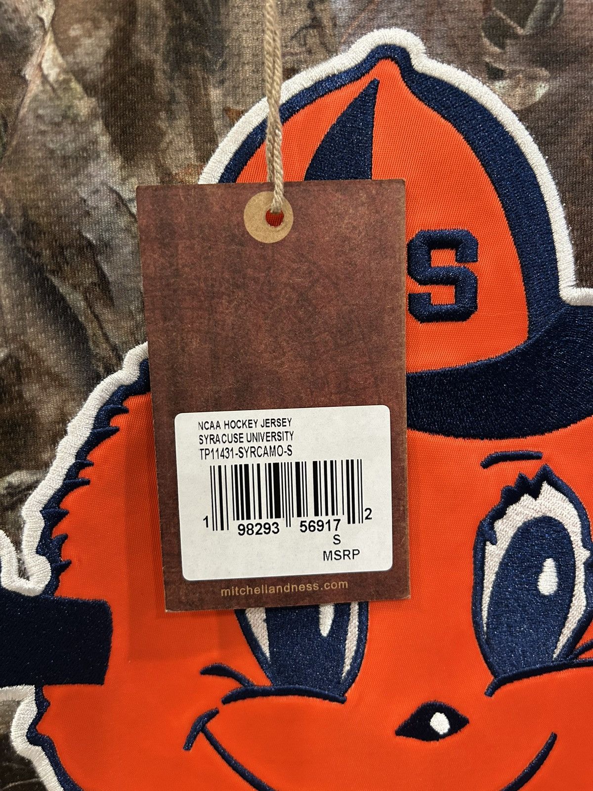 Supreme Supreme FW24 Mitchell & Ness NCAA Syracuse Hockey Jersey S Size US S / EU 44-46 / 1 - 6 Thumbnail