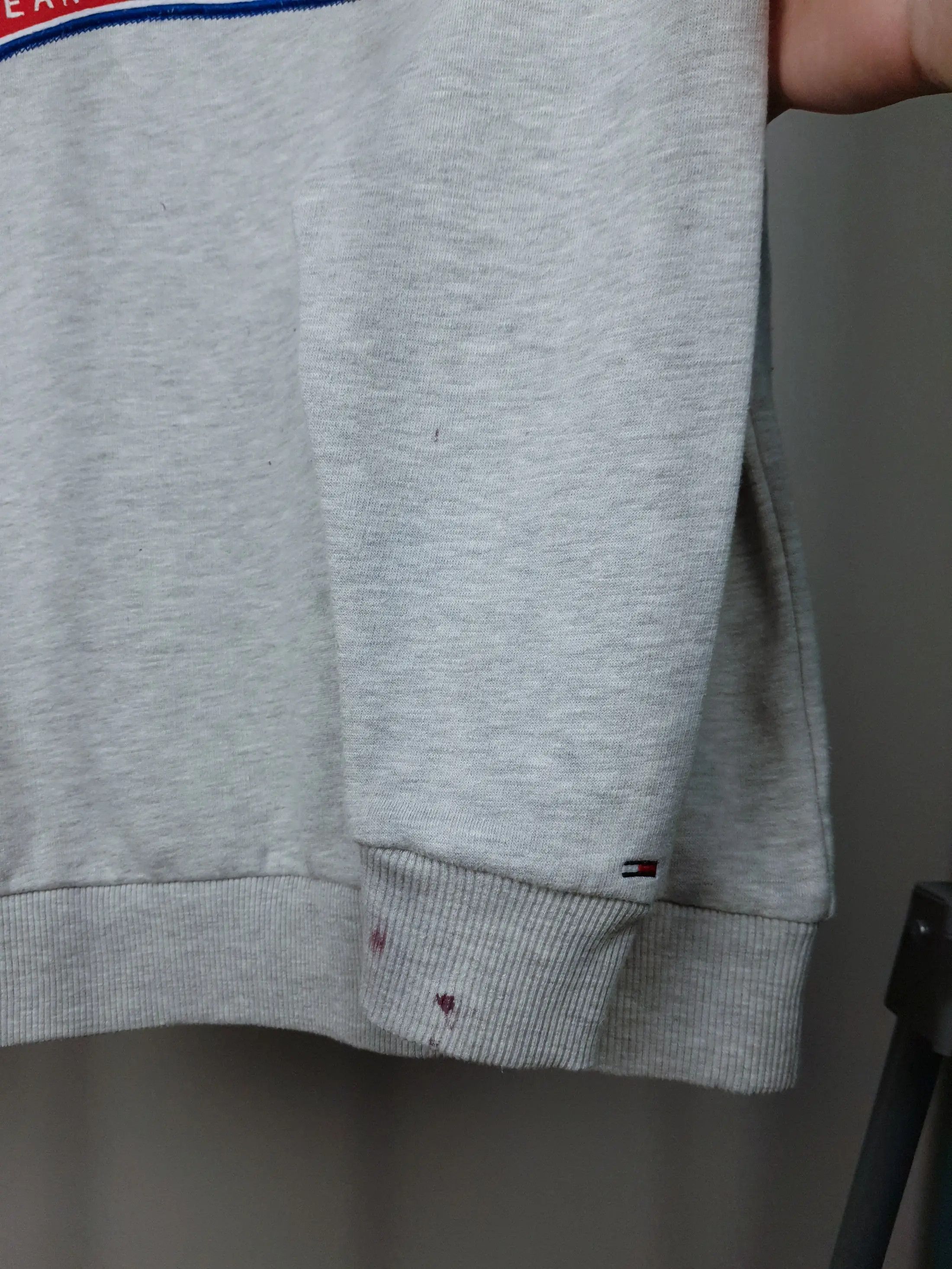 Tommy Hilfiger Tommy Hilfiger Jeans Graphite Gray Big Logo Crewneck Size US S / EU 44-46 / 1 - 6 Thumbnail