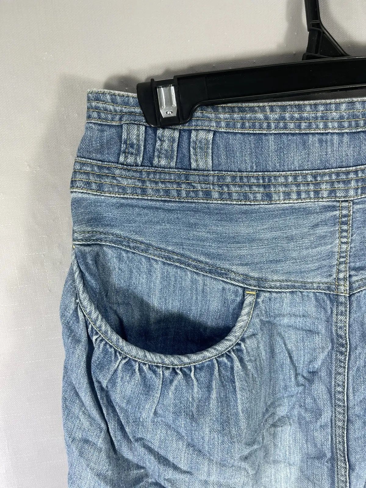 Issey Miyake × Tsumori Chisato × Vintage Vintage TSUMORI CHISATO By ISSEY MIYAKE Denim Skirt Size 29" - 10 Thumbnail