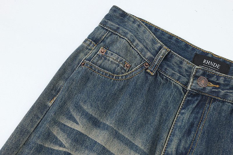 Vintage American high street cleanfit casual straight wide-leg jeans Size US 32 / EU 48 - 4 Thumbnail