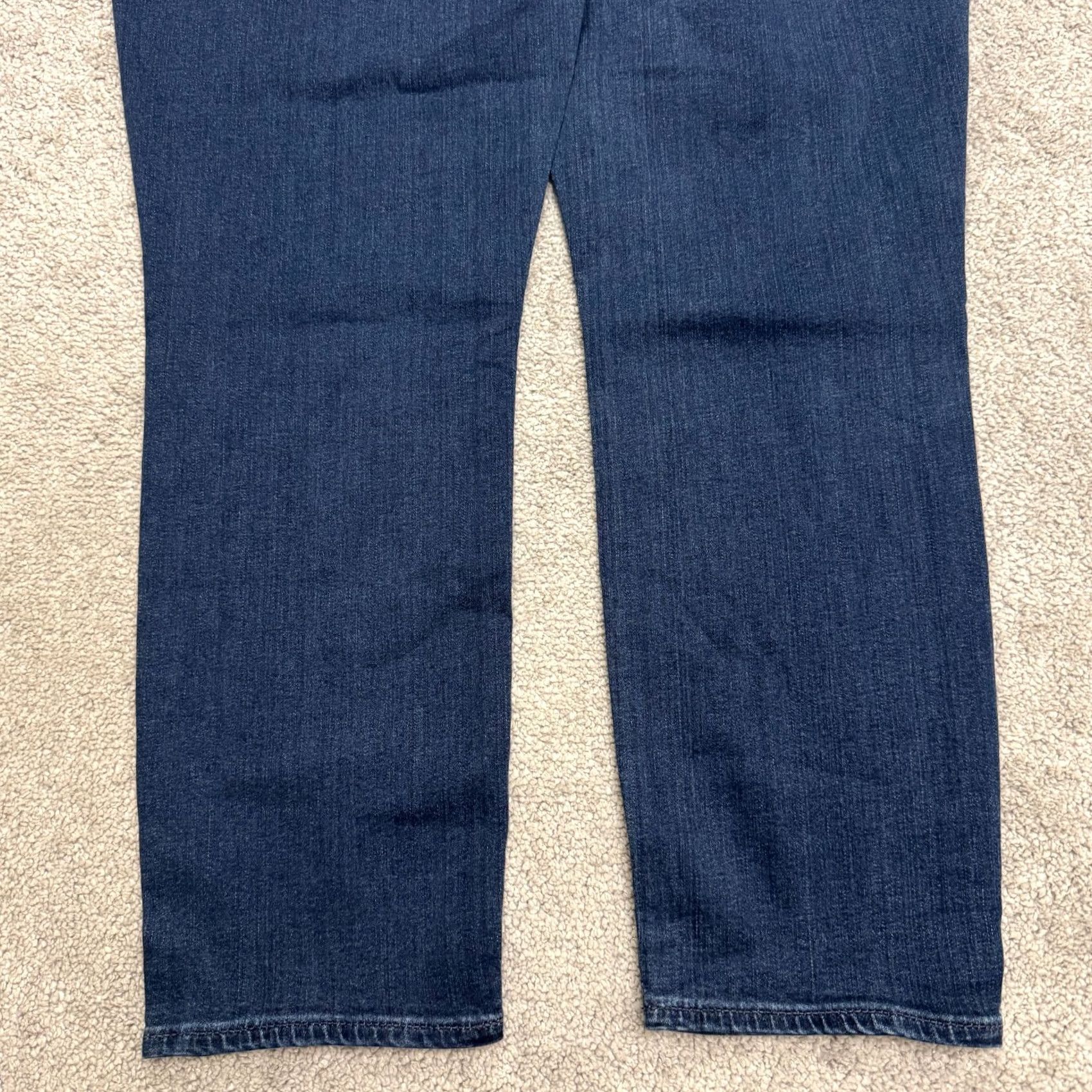 7 For All Mankind Jen7 7 For All Mankind Ankle Skinny Denim Jeans Women 14 Blue Mid Rise Dark Wash Size 36" / US 14 / IT 50 - 3 Thumbnail