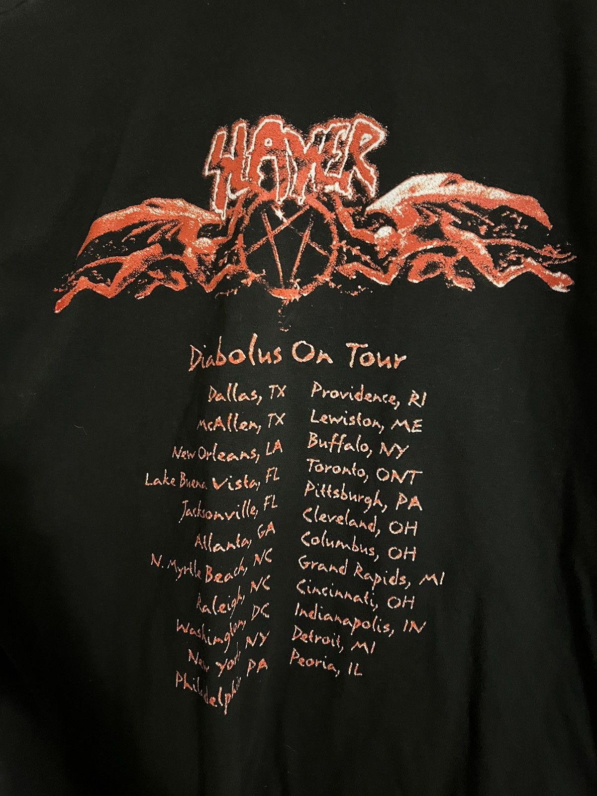Other Slayer “Diabolus on Tour” T-Shirt - (Large) Size US L / EU 52-54 / 3 - 9 Thumbnail