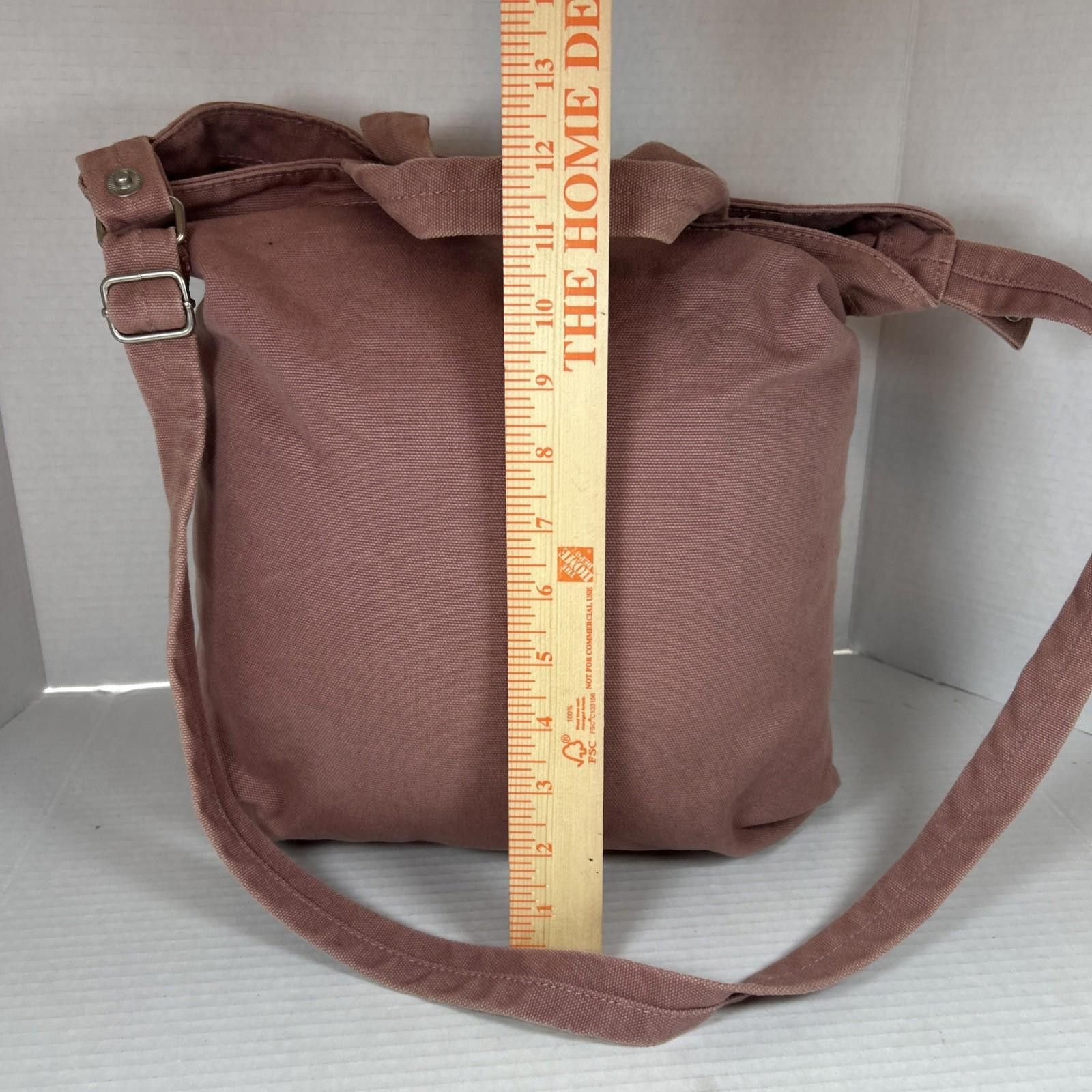 Baggu Baggu Canvas Duck Bag Pink Blush Adjustable Strap Minimalist Size ONE SIZE - 9 Thumbnail
