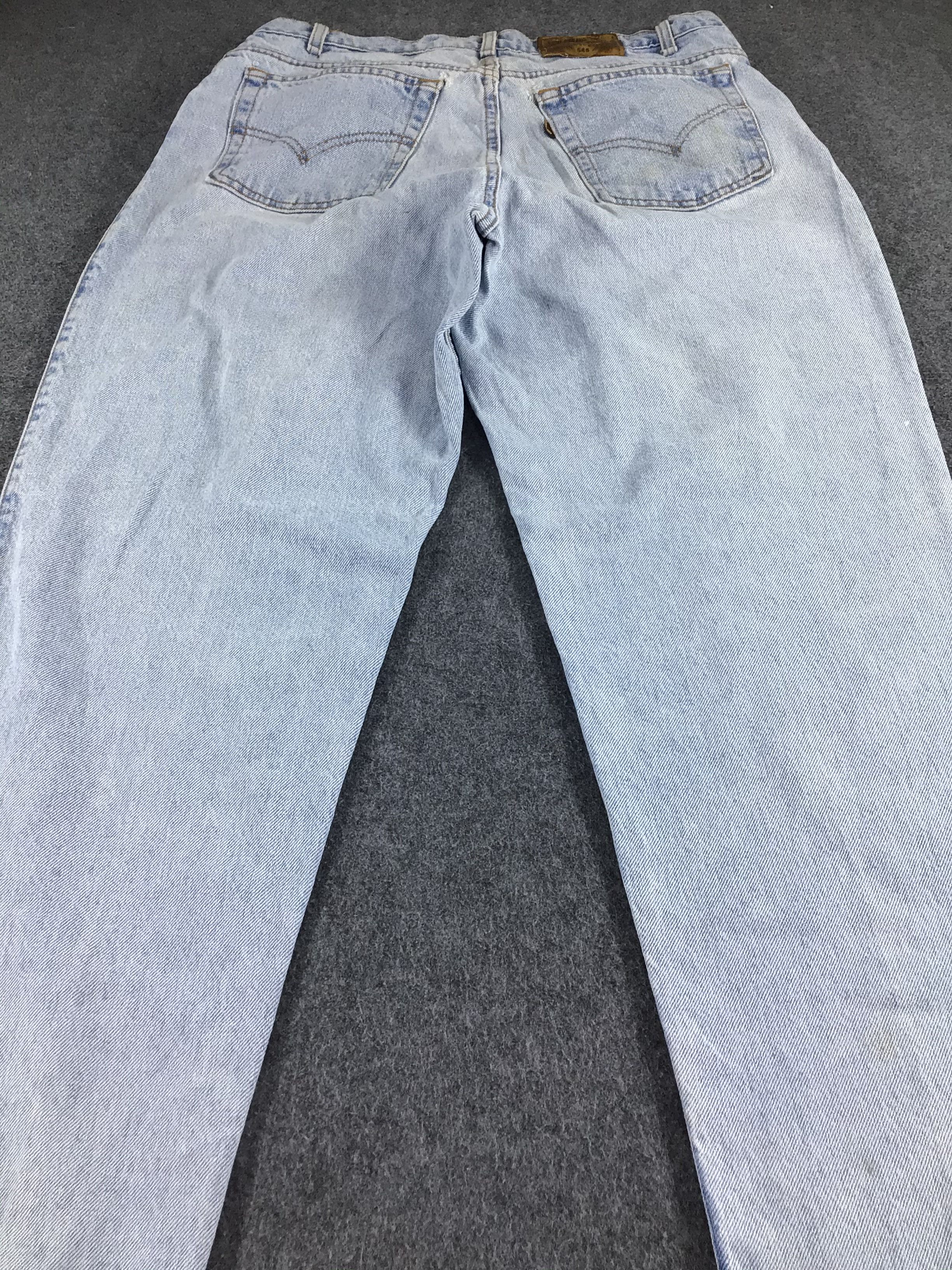 Levi's Vintage Levis 545 Jeans Light Wash Denim -J508 Size US 34 / EU 50 - 4 Thumbnail