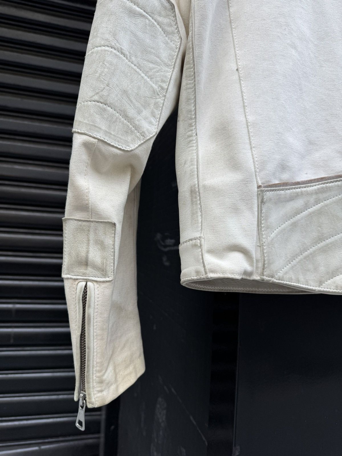 Maison Margiela Maison Martin Margiela SS05 Distressed Leather Biker Jacket Size US M / EU 48-50 / 2 - 9 Thumbnail