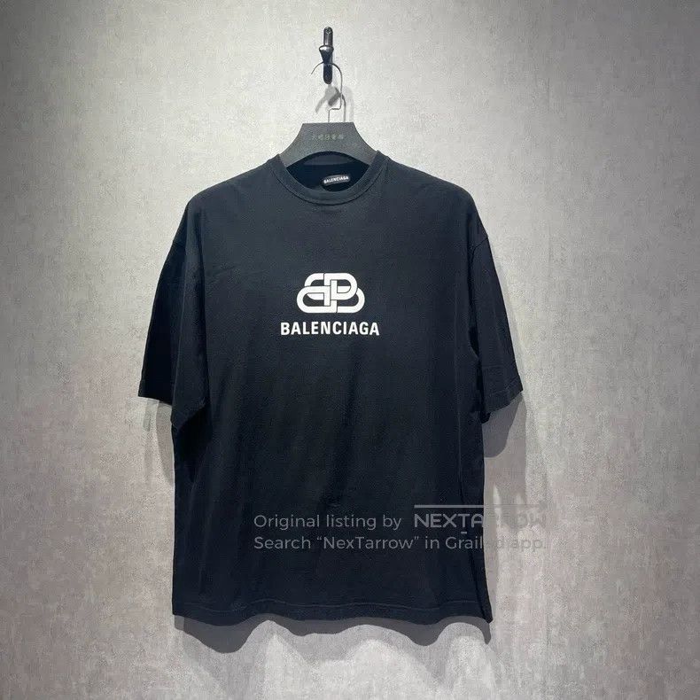 Balenciaga Balenciaga Double B printed pattern round-neck short-sleev Size US M / EU 48-50 / 2 - 1 Thumbnail