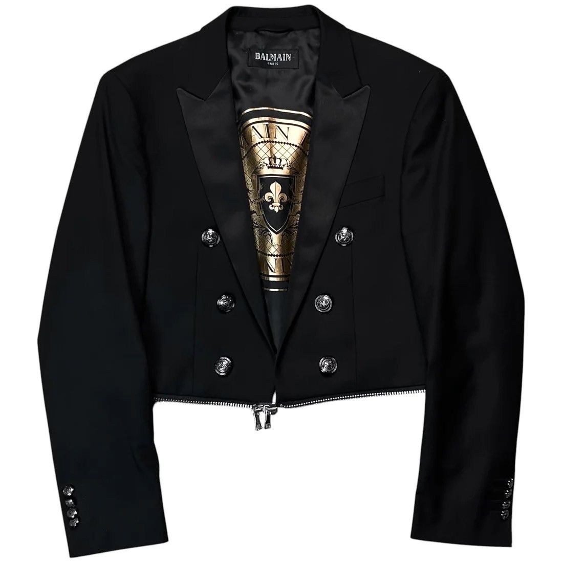 Balmain Balmain by Olivier Rousteing Zip Sailor Blazer - AW18 Size US M / EU 48-50 / 2 - 5 Thumbnail