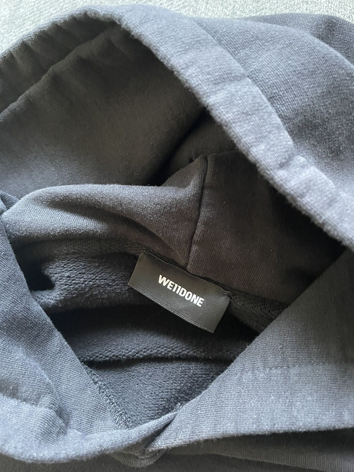 WE11DONE Distressed Oversized Hoodie Size US M / EU 48-50 / 2 - 3 Thumbnail