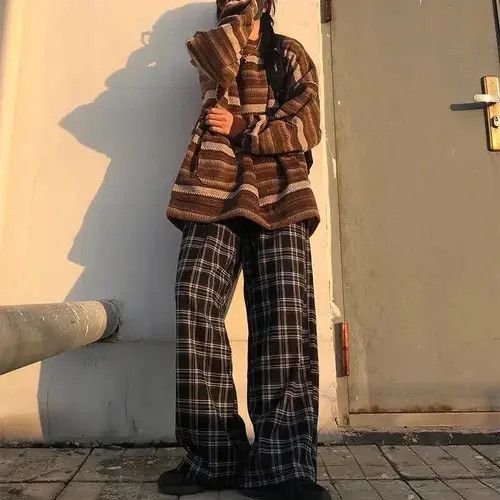 Japanese Brand Striped Oversize Pullovers Size ONE SIZE - 4 Thumbnail