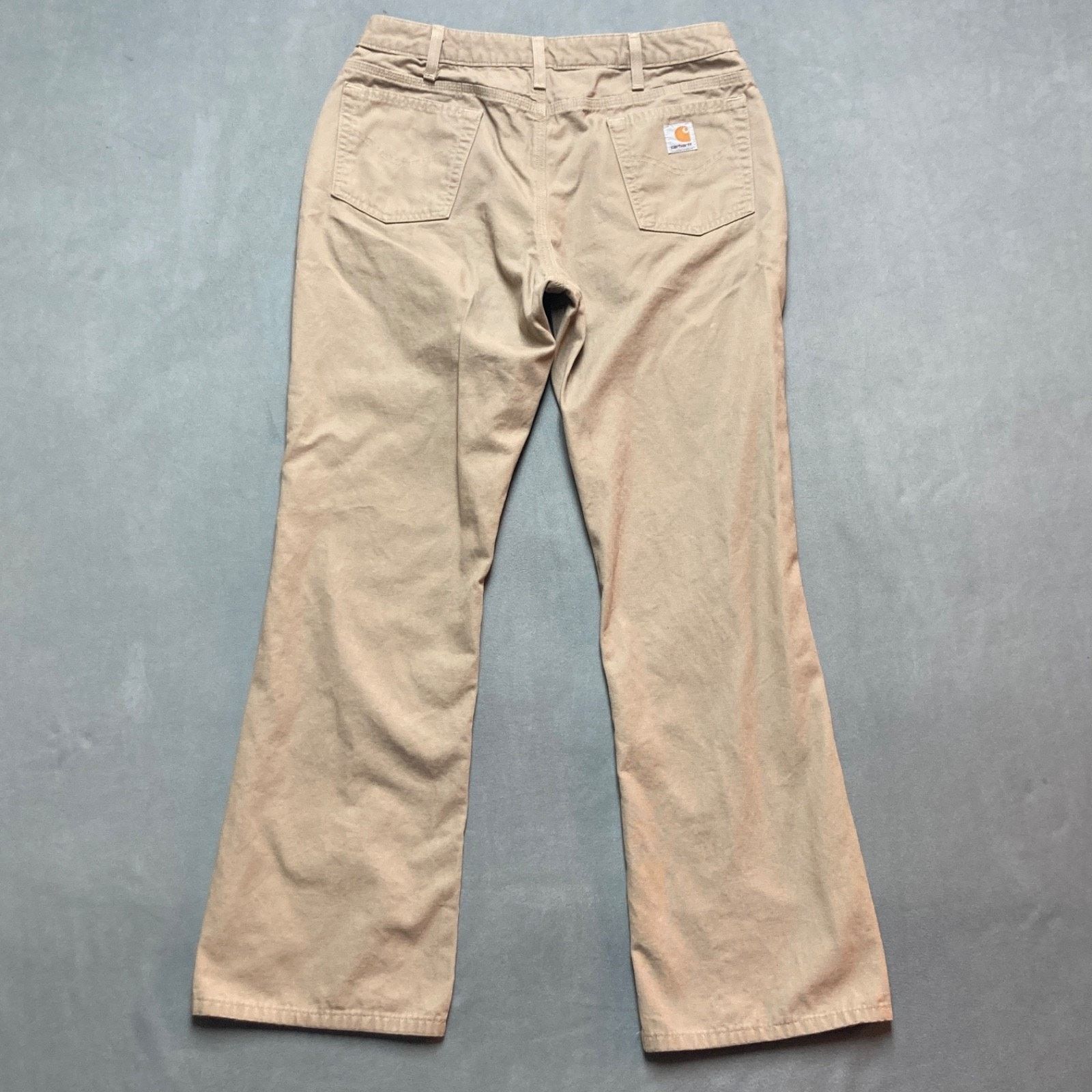 Carhartt Carhartt WB002 Bootcut Pants Womens 12x32 Golden Khaki Y2K Size 32" / US 10 / IT 46 - 2 Thumbnail
