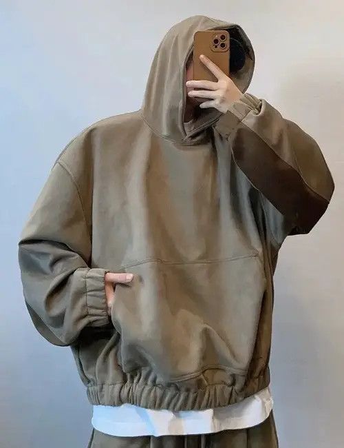 VIBE Cleanfit retro punk oversized colorblock hoodie Size US L / EU 52-54 / 3 - 3 Thumbnail