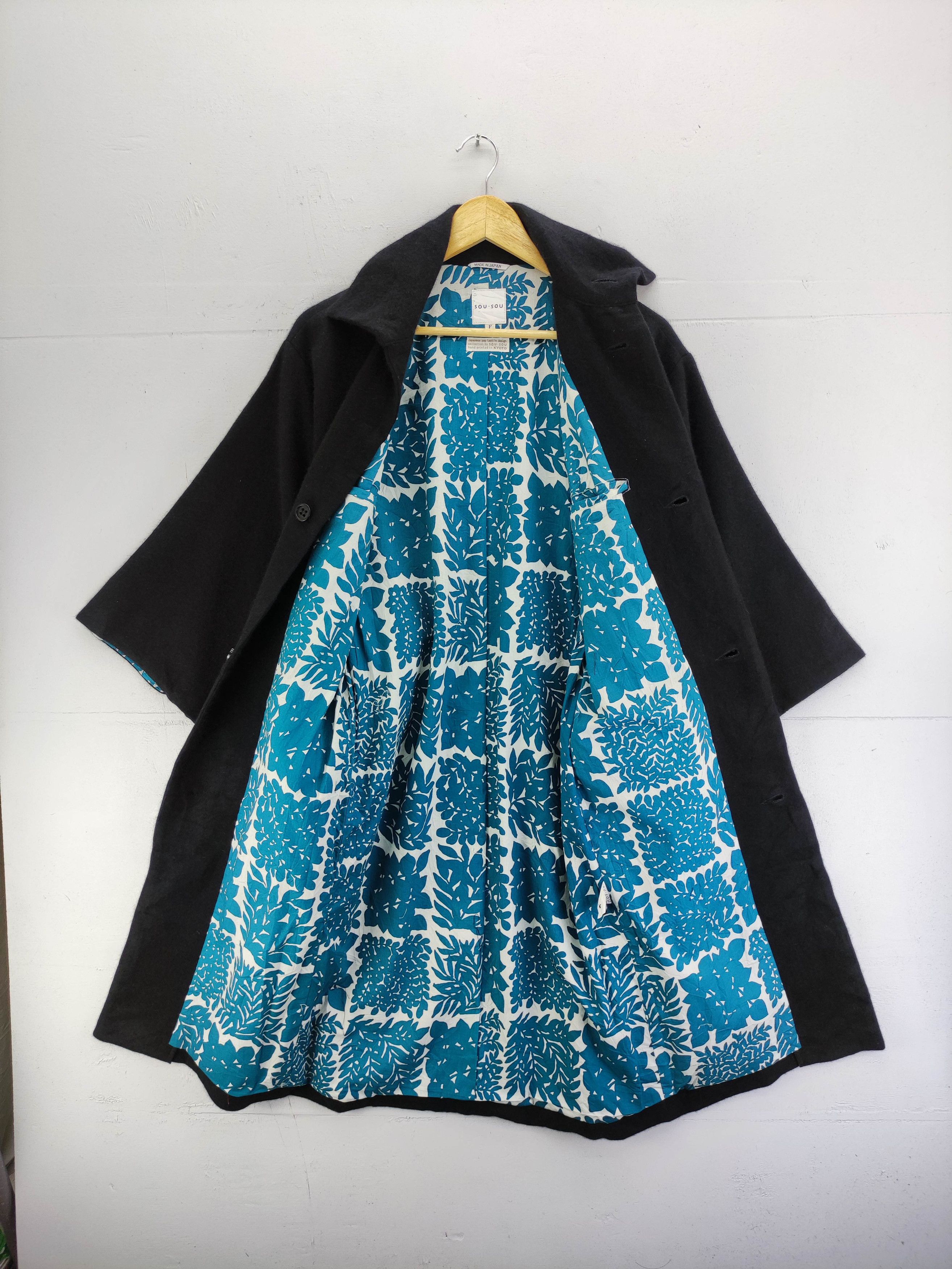 SOU SOU Vintage Sou Sou Wool Jacket Belted Kimono Style Size S / US 4 / IT 40 - 3 Thumbnail