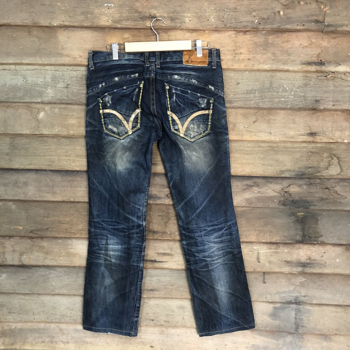 Japanese Brand HotchKiss Blue Denim Jeans Pants #7383 Size 26" / US 2 / IT 38 - 15 Thumbnail